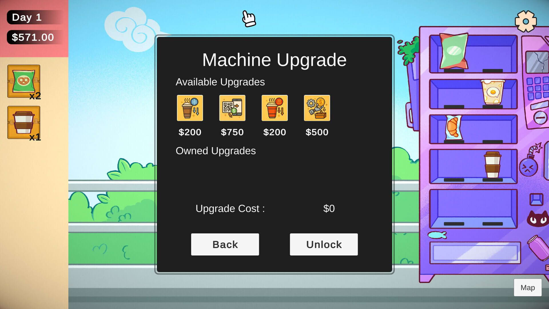 Screenshot for Vending Machine Co.