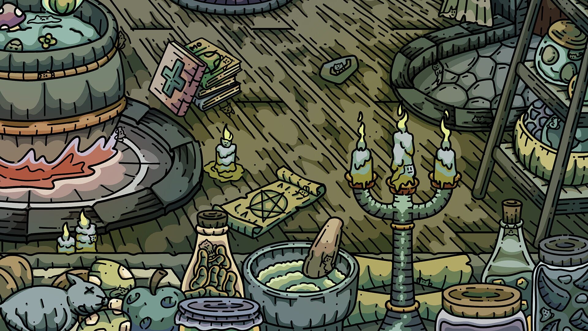 Screenshot for 100 Witch Cats