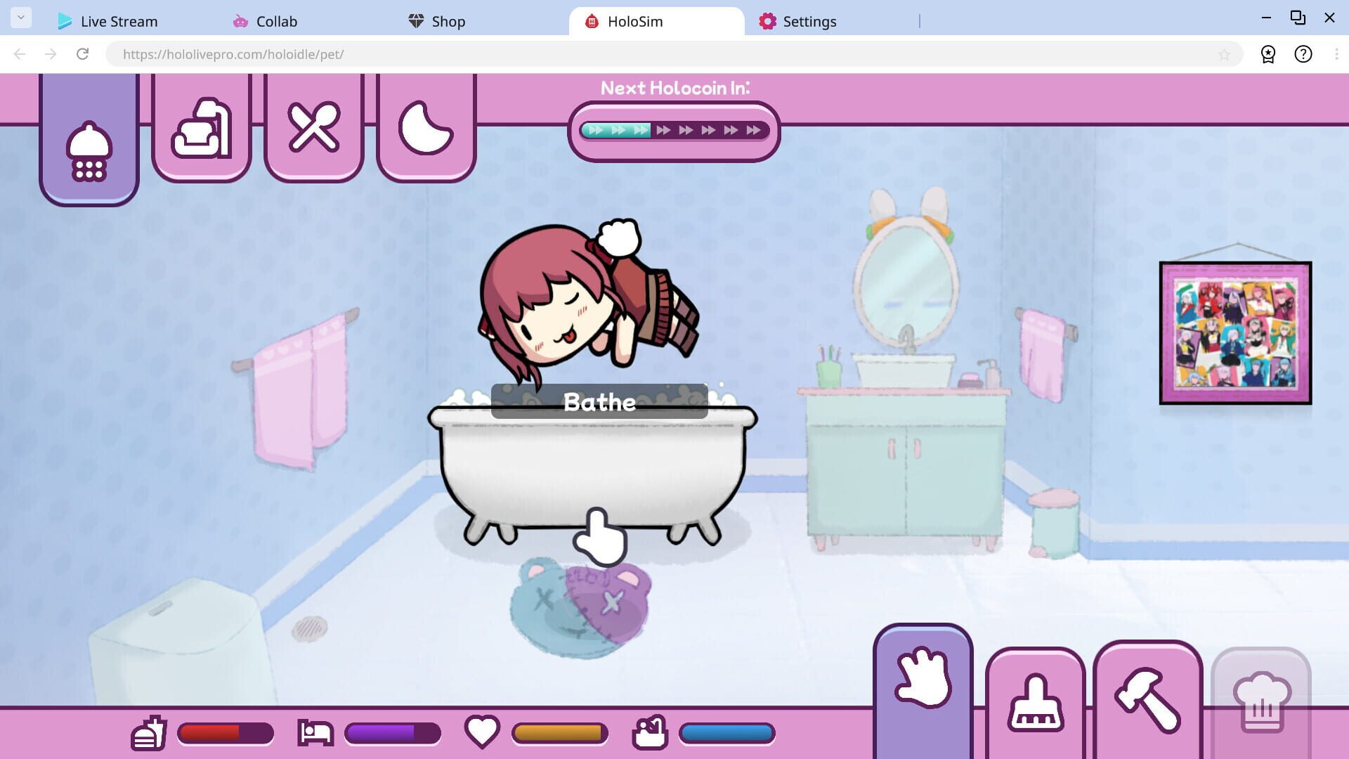 Screenshot for Holoidle