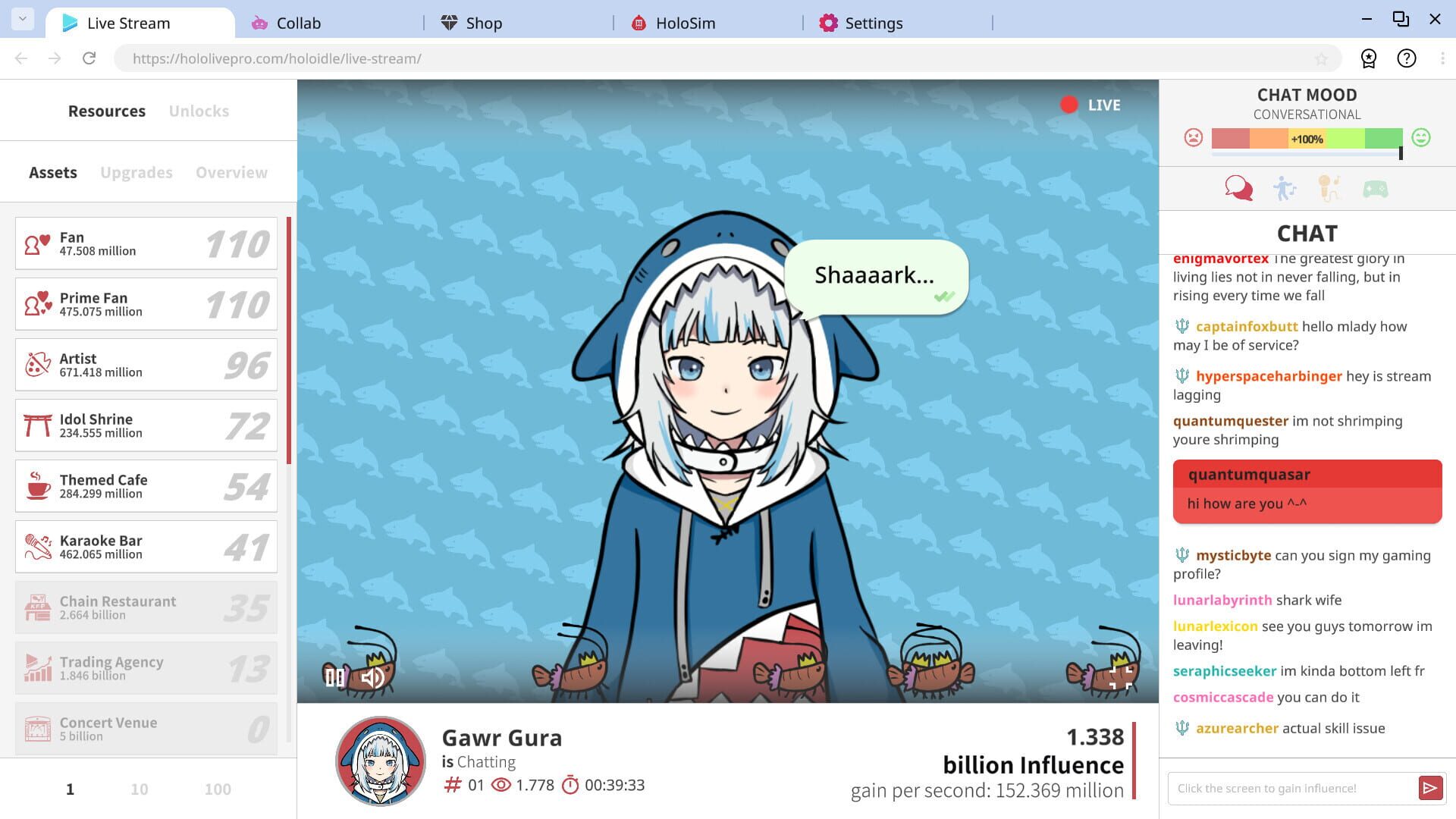 Screenshot for Holoidle
