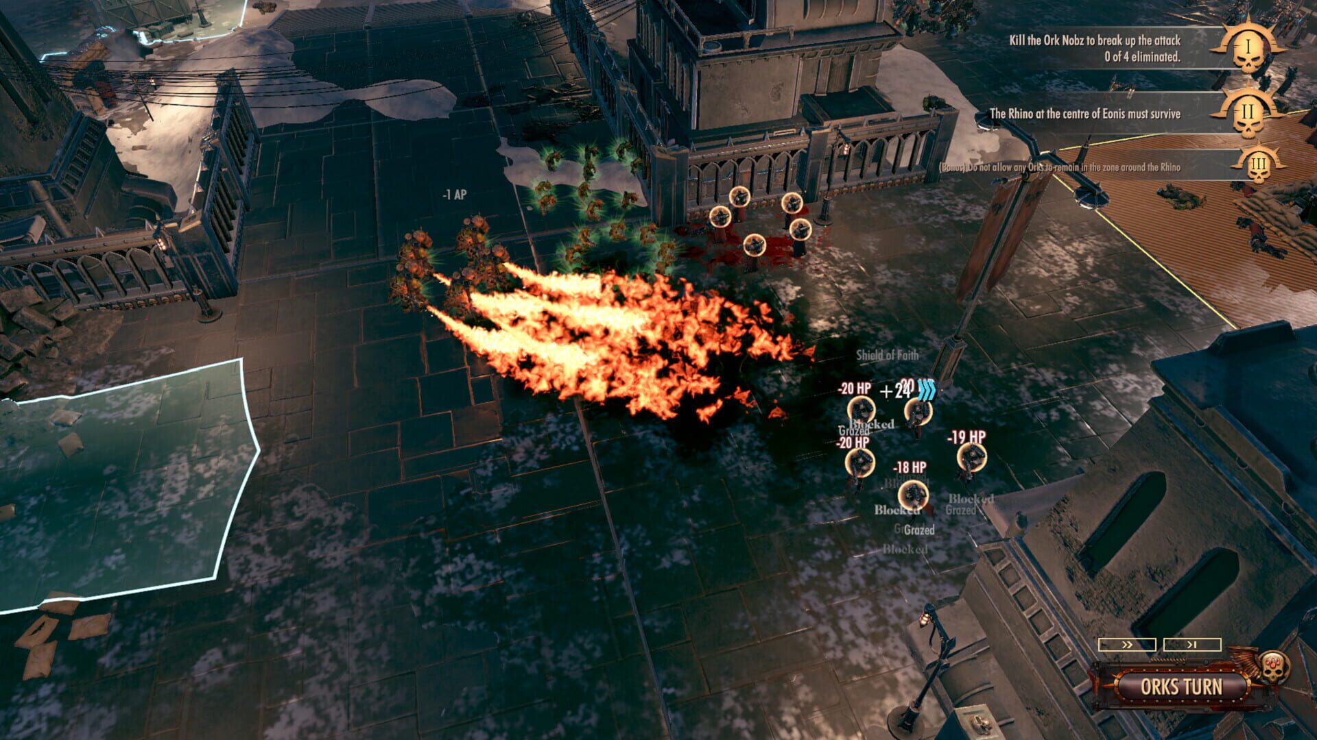 Screenshot for Warhammer 40,000: Battlesector – Deeds of the Fallen