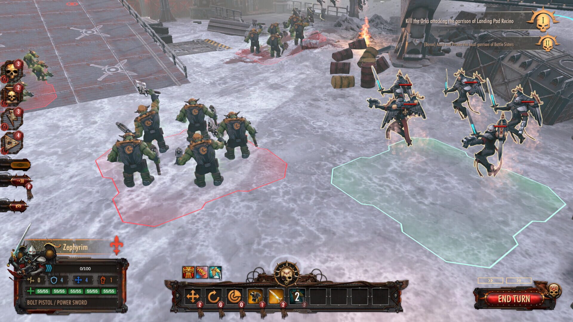 Screenshot for Warhammer 40,000: Battlesector – Deeds of the Fallen