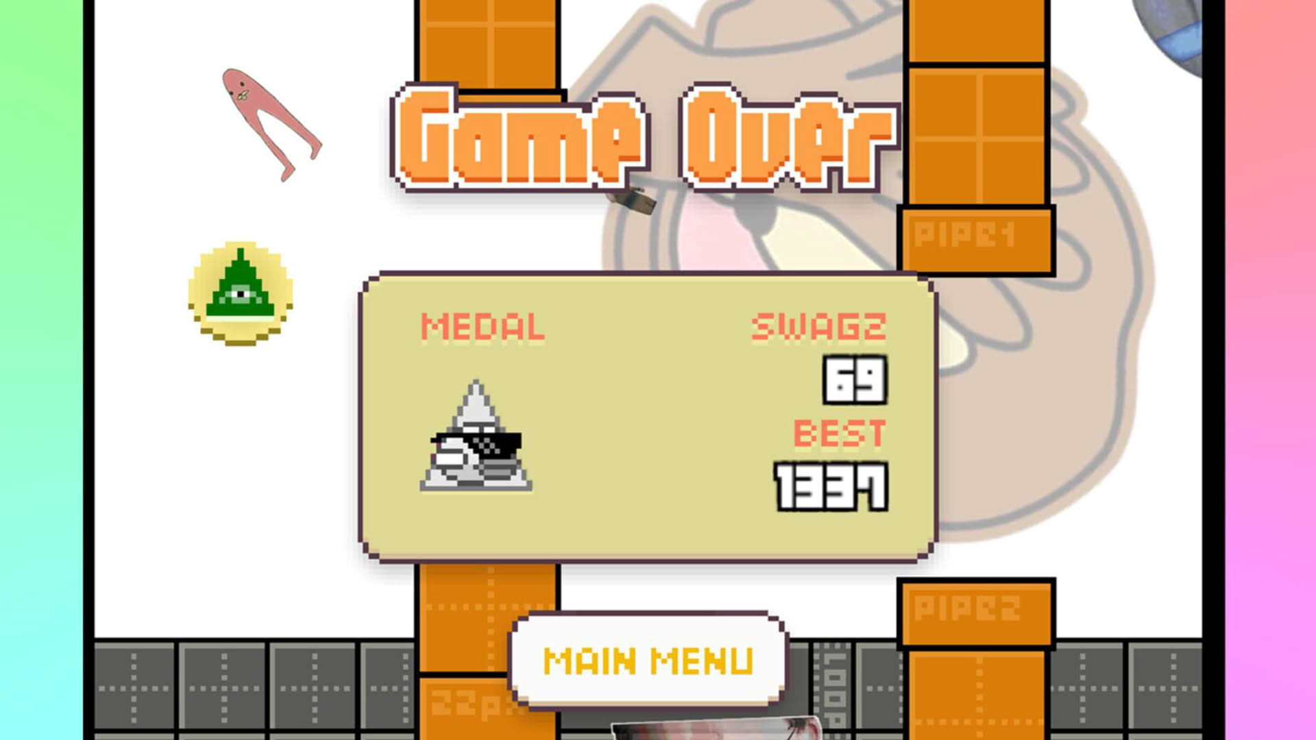 Screenshot for Noscope Flappy: MLG Bird Version - The Parody