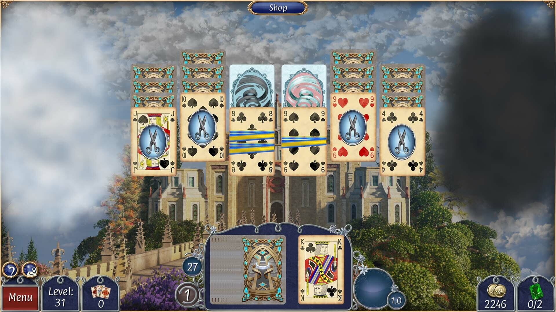 Screenshot for Jewel Match Solitaire Fantasy: Collector's Edition