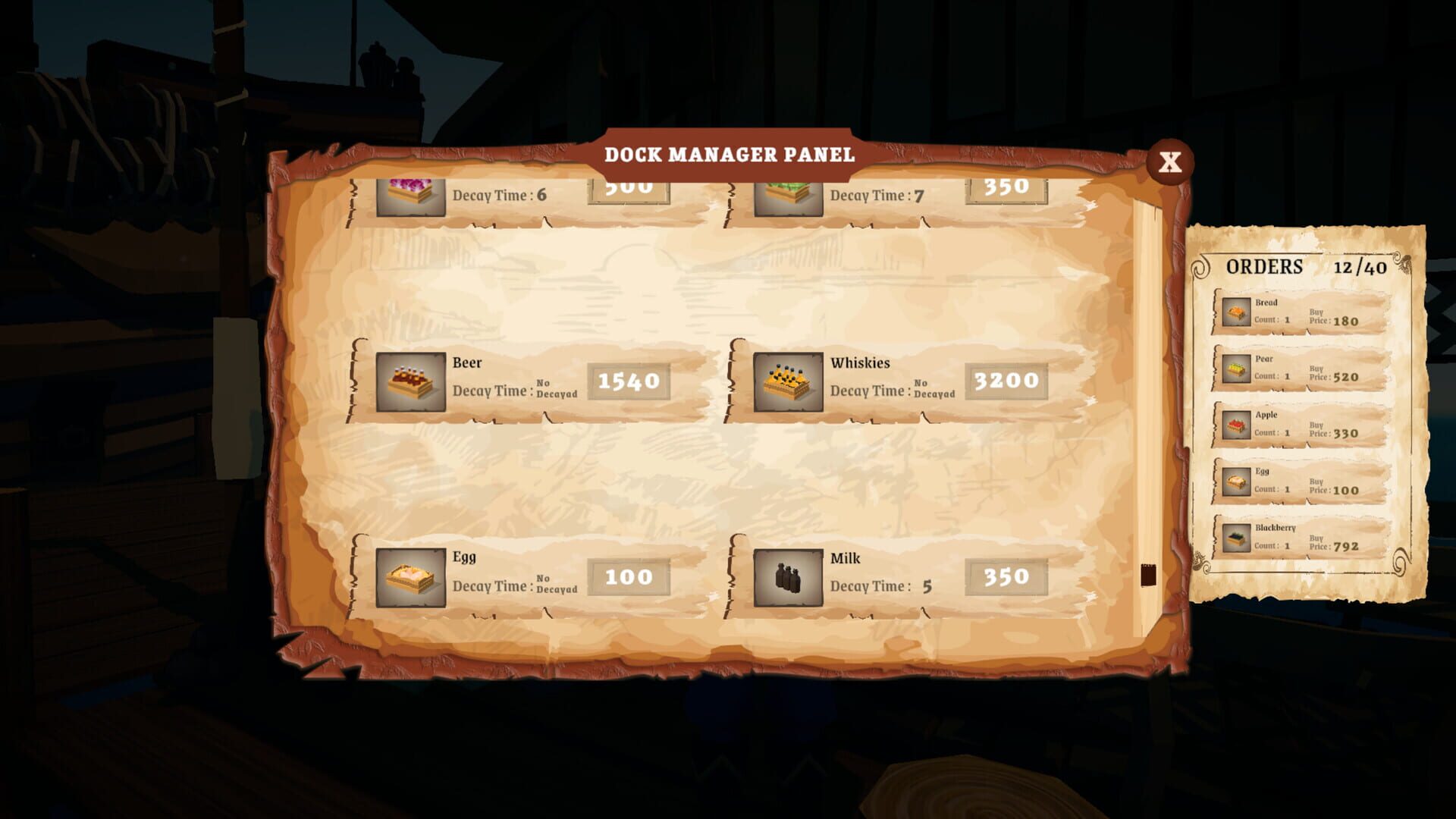 Screenshot for Island Market Simulator