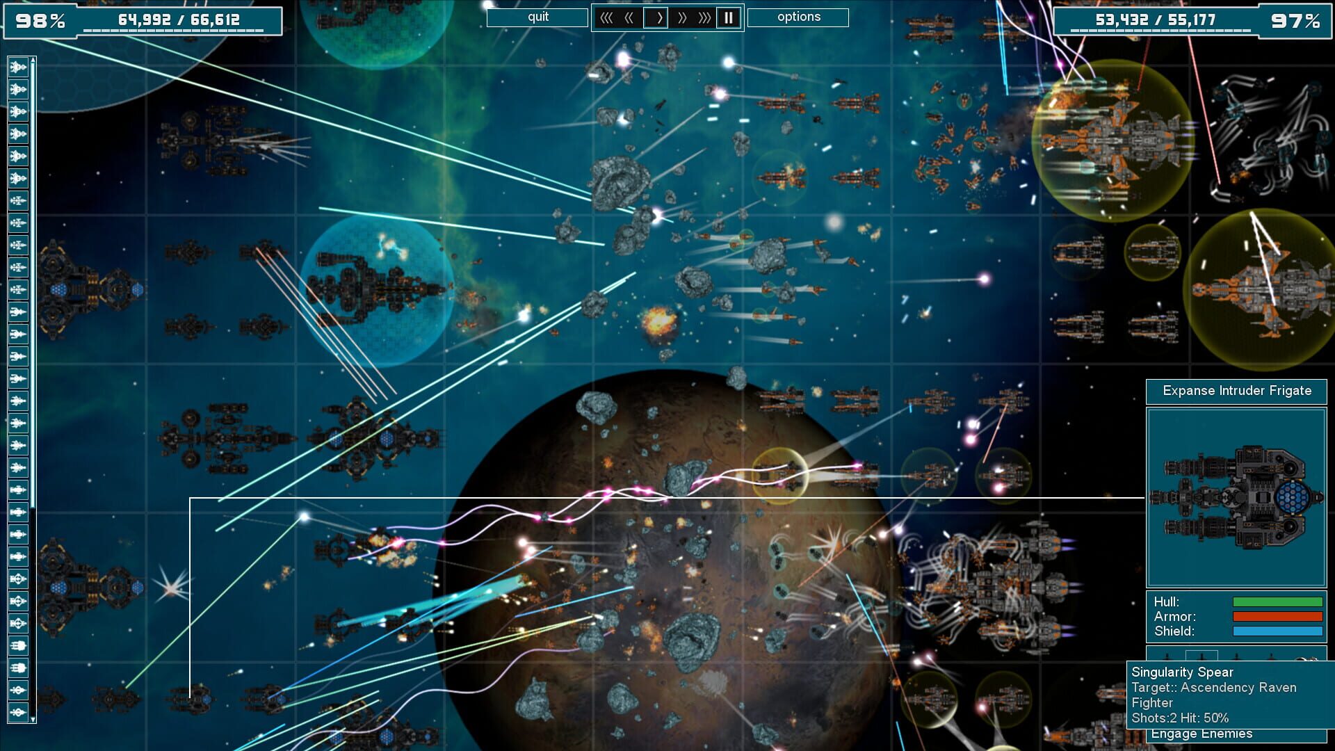 Screenshot for Ridiculous Space Battles
