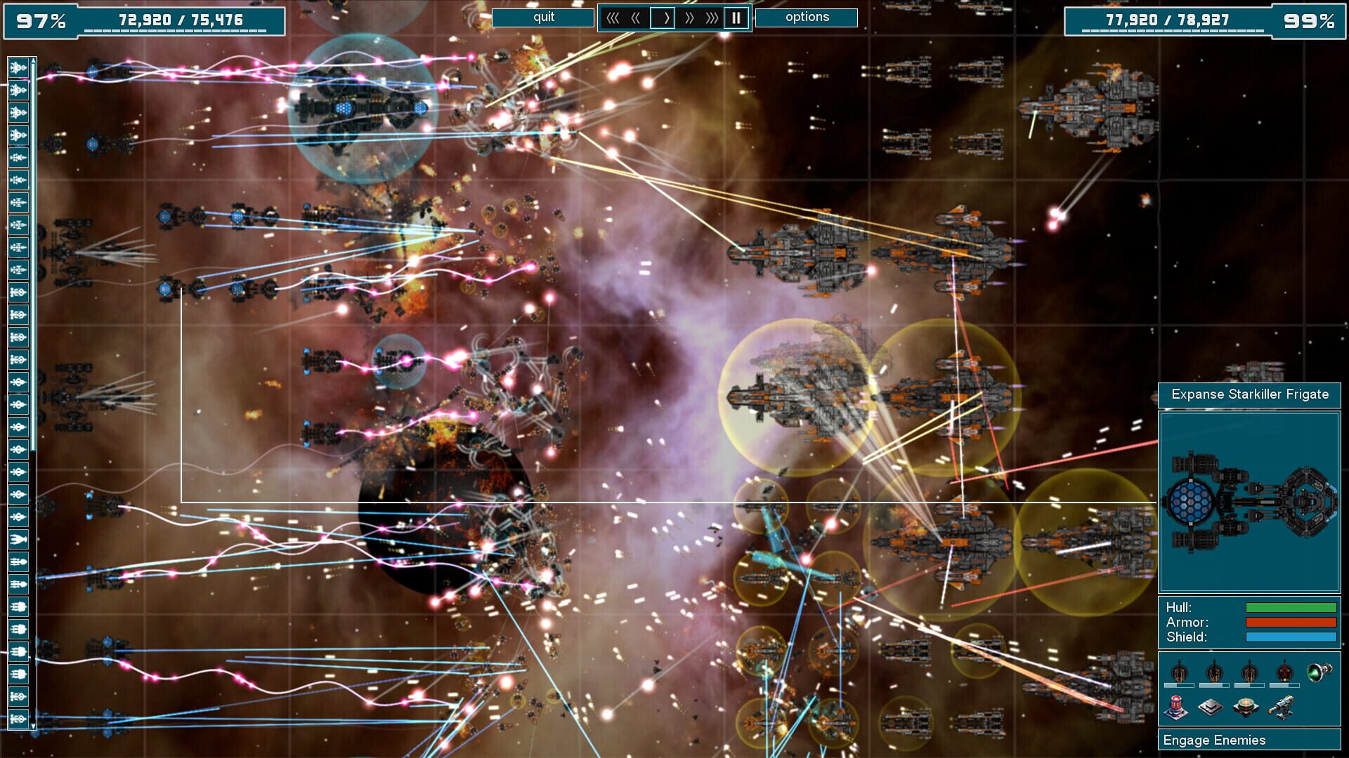 Screenshot for Ridiculous Space Battles