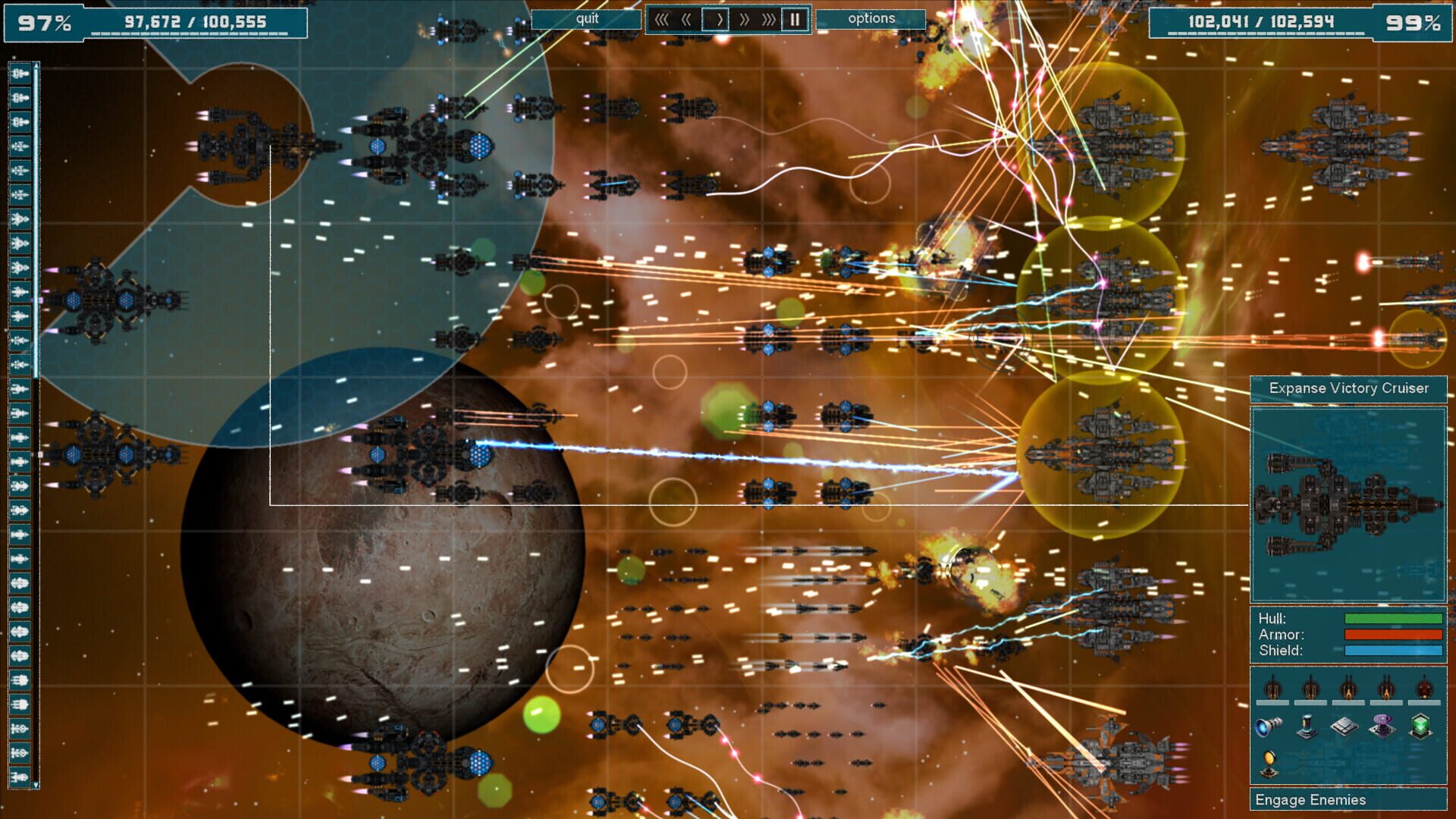 Screenshot for Ridiculous Space Battles