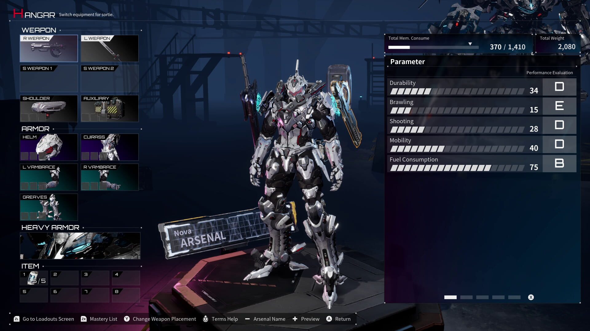 Screenshot for Daemon x Machina: Titanic Scion