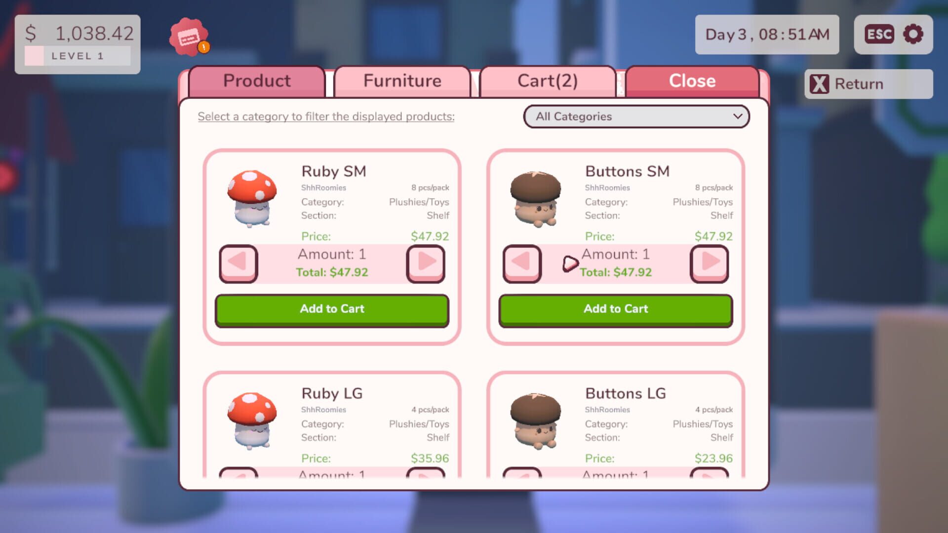 Screenshot for Plush Shop Simulator