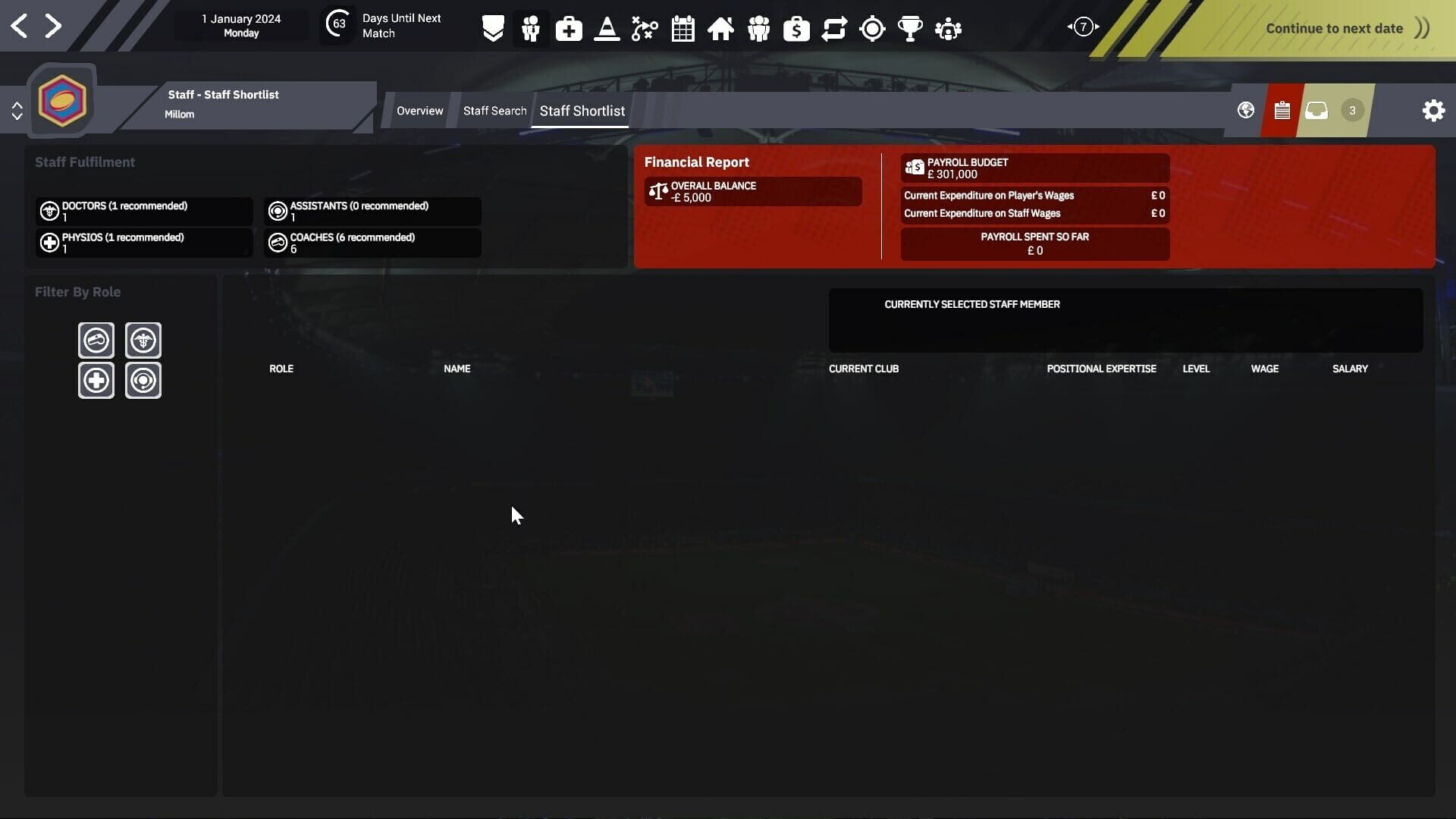 Screenshot for Rugby League Team Manager 4