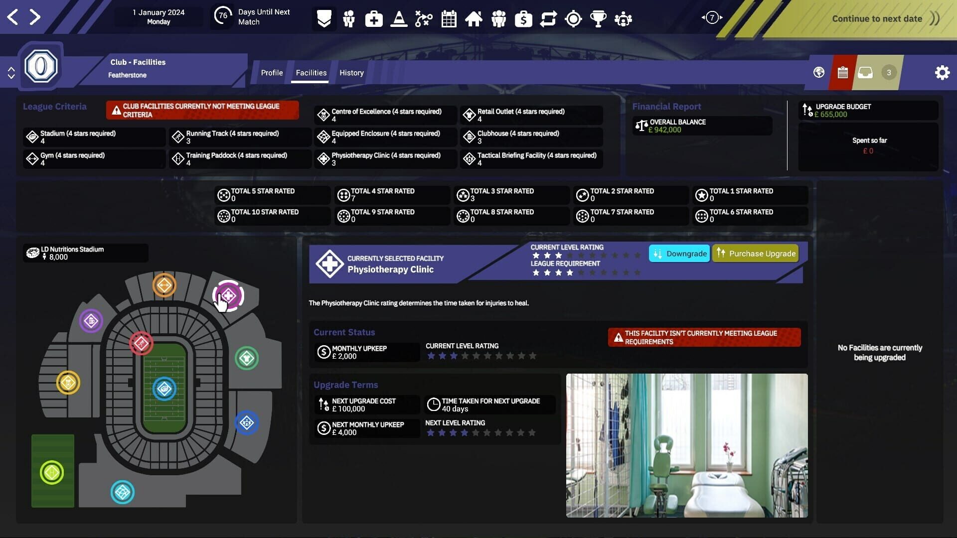 Screenshot for Rugby League Team Manager 4
