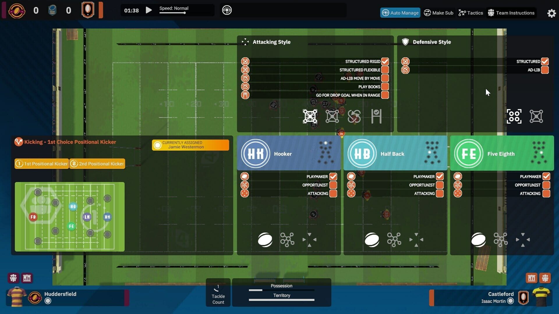 Screenshot for Rugby League Team Manager 4