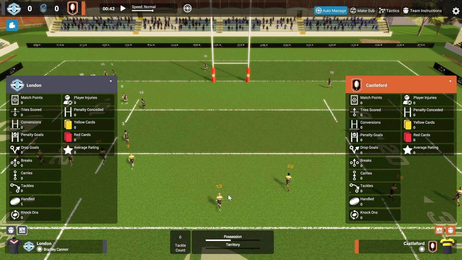 Screenshot for Rugby League Team Manager 4