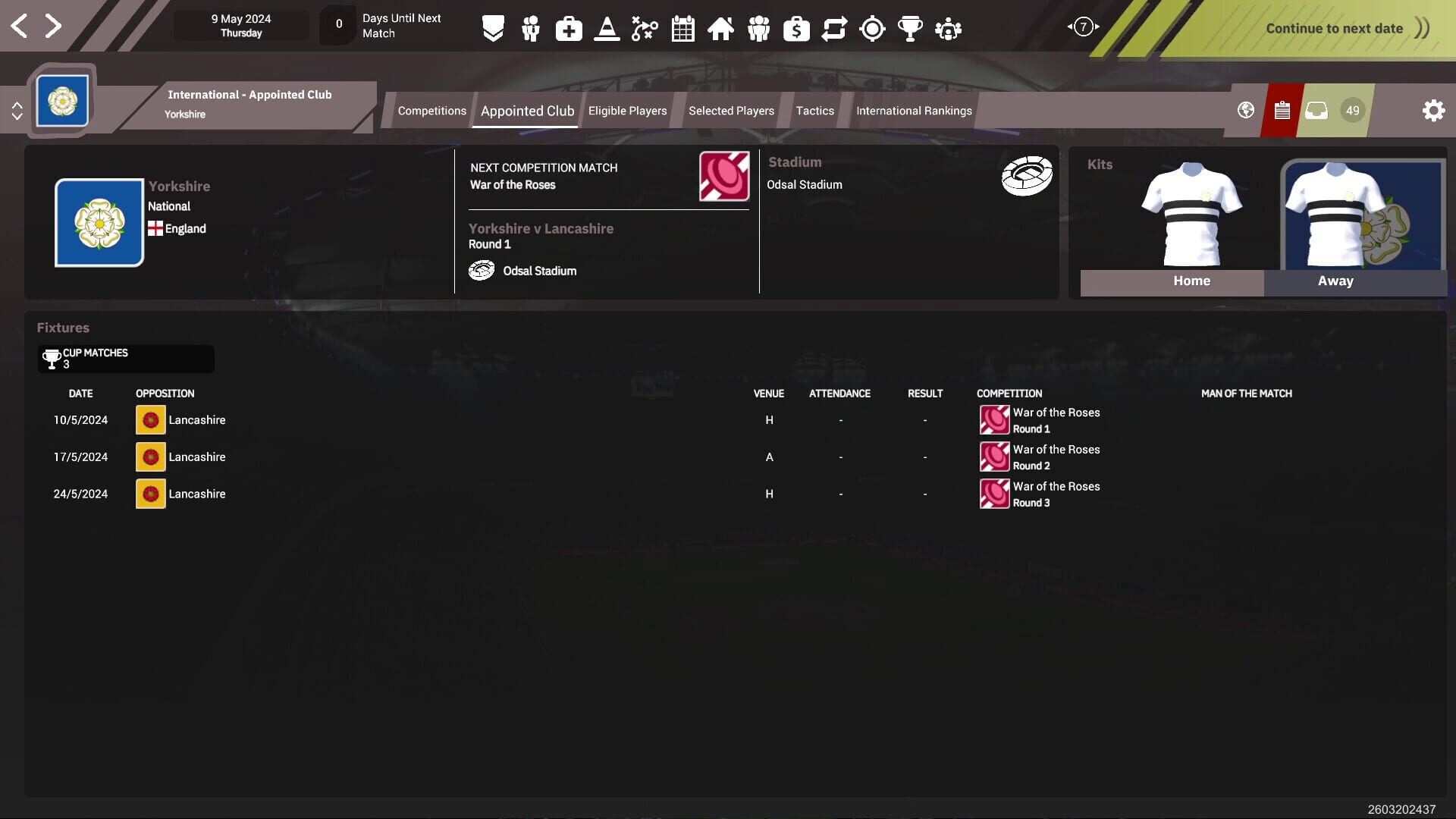 Screenshot for Rugby League Team Manager 4