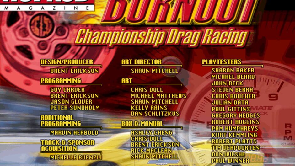Screenshot for Burnout: Championship Drag Racing