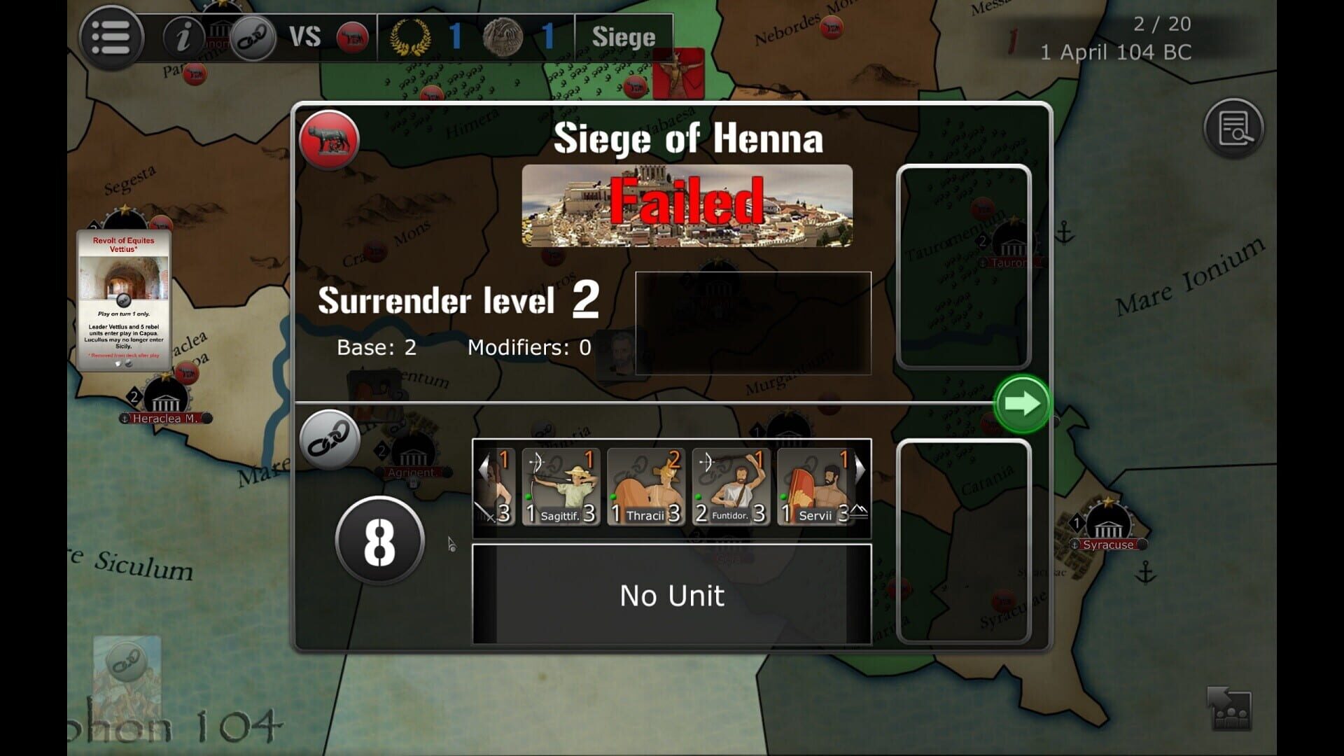Screenshot for Wars Across The World: Tryphon 104