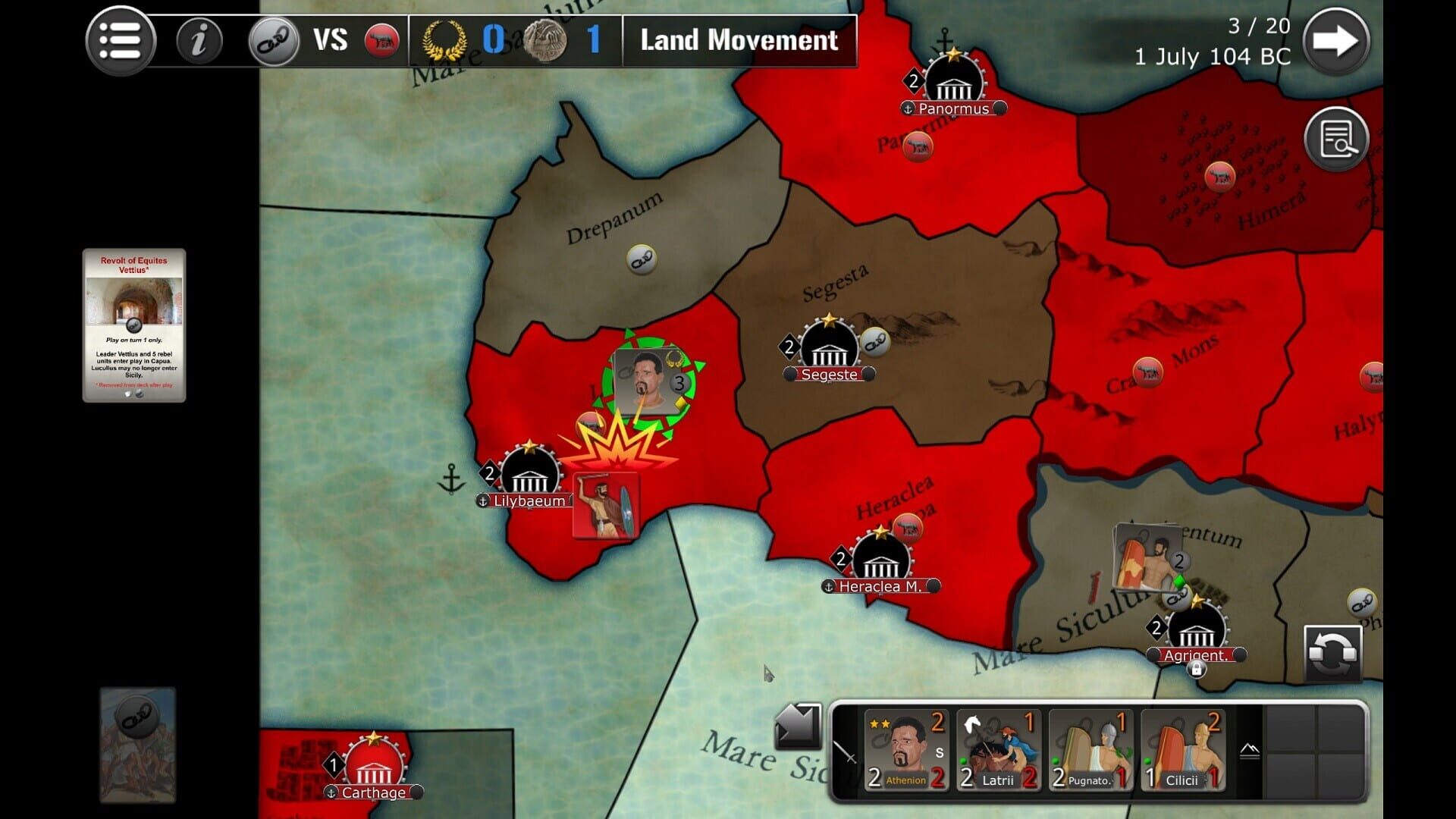 Screenshot for Wars Across The World: Tryphon 104