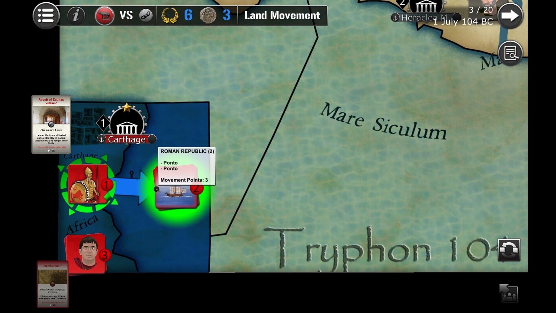 Screenshot for Wars Across The World: Tryphon 104
