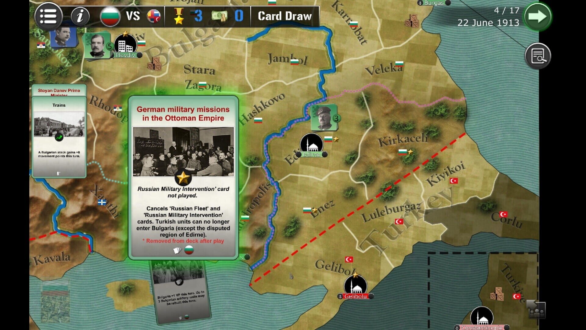 Screenshot for Wars Across the World: Bulgaria 1913