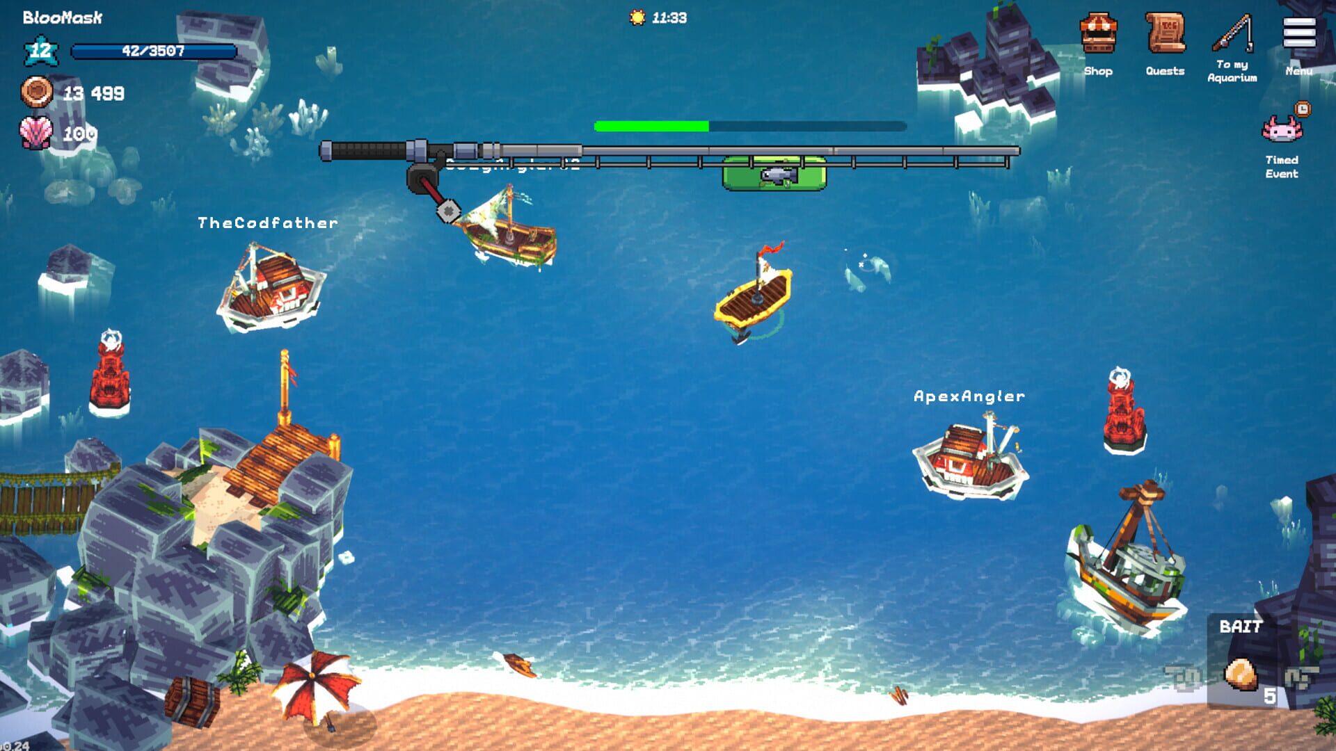 Screenshot for Tiny Aquarium: Social Fishkeeping