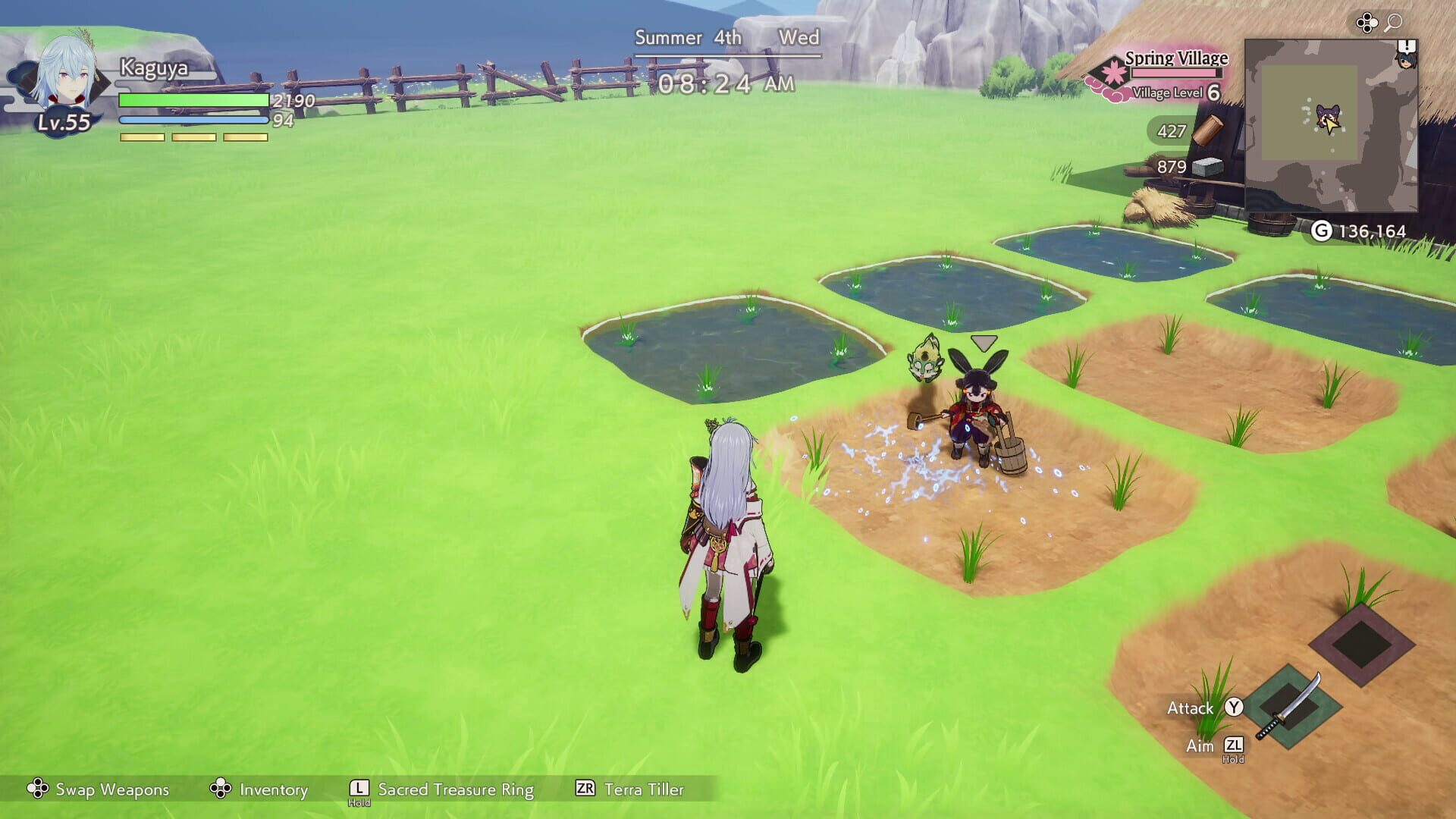 Screenshot for Rune Factory: Guardians of Azuma - Sakuna DLC