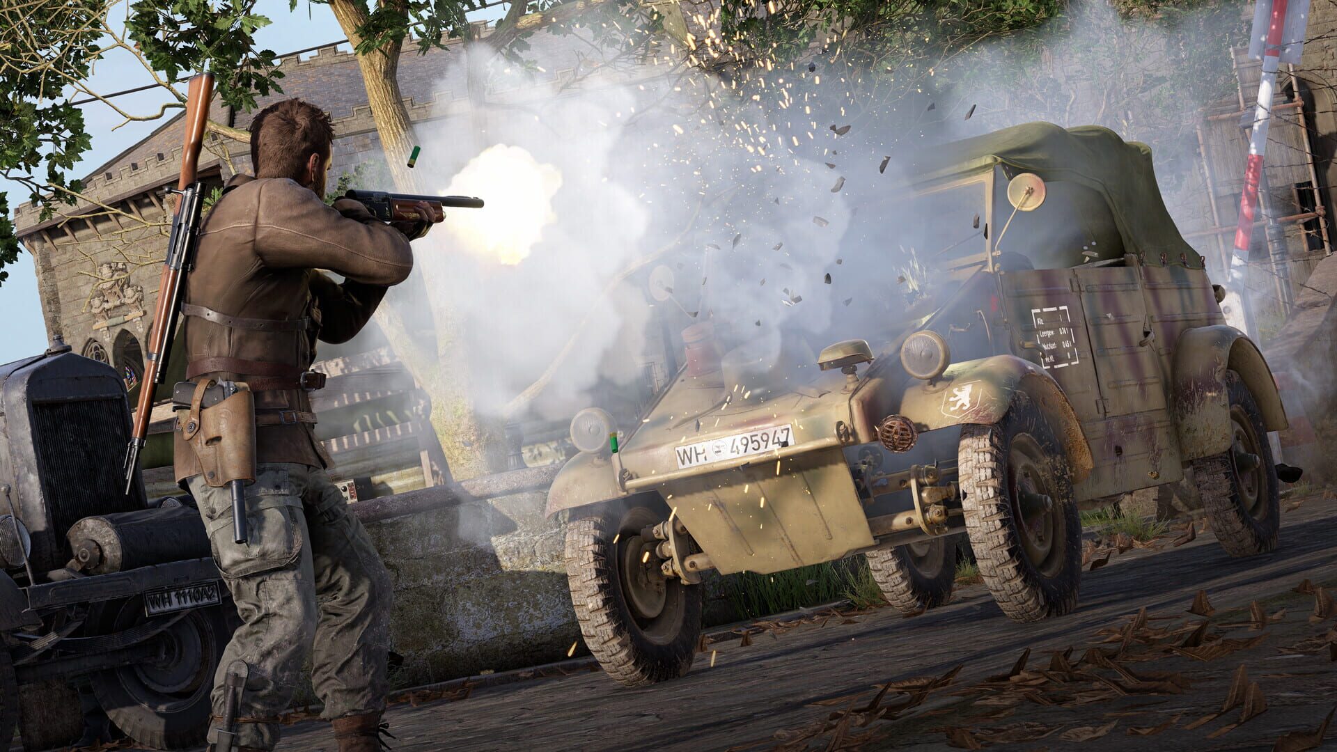 Screenshot for Sniper Elite: Resistance - Mud and Thunder Mission, Weapons and Skin Pack