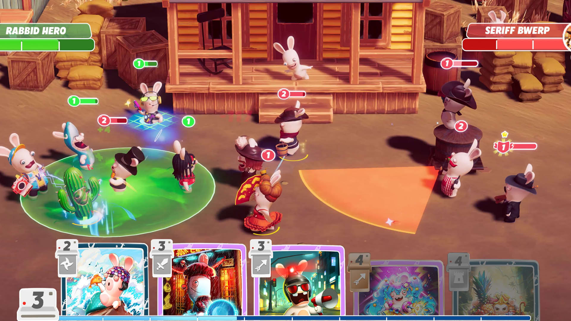 Screenshot for Rabbids: Legends of the Multiverse