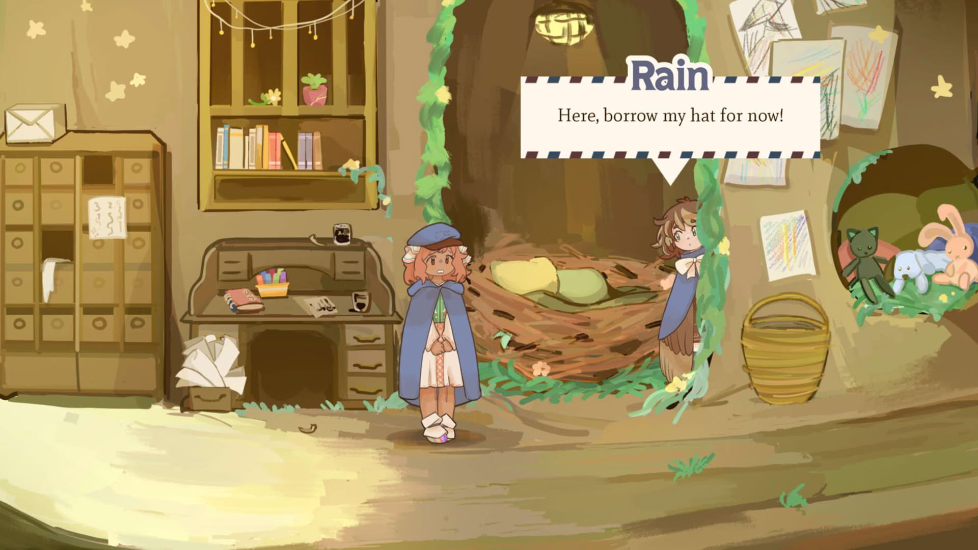 Screenshot for Upwards, Rain! The Post Office of Farewells