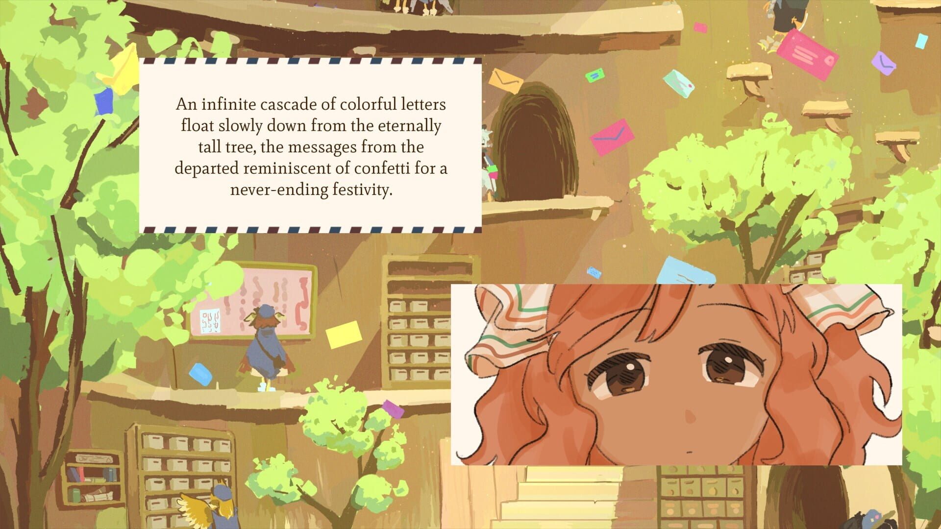 Screenshot for Upwards, Rain! The Post Office of Farewells