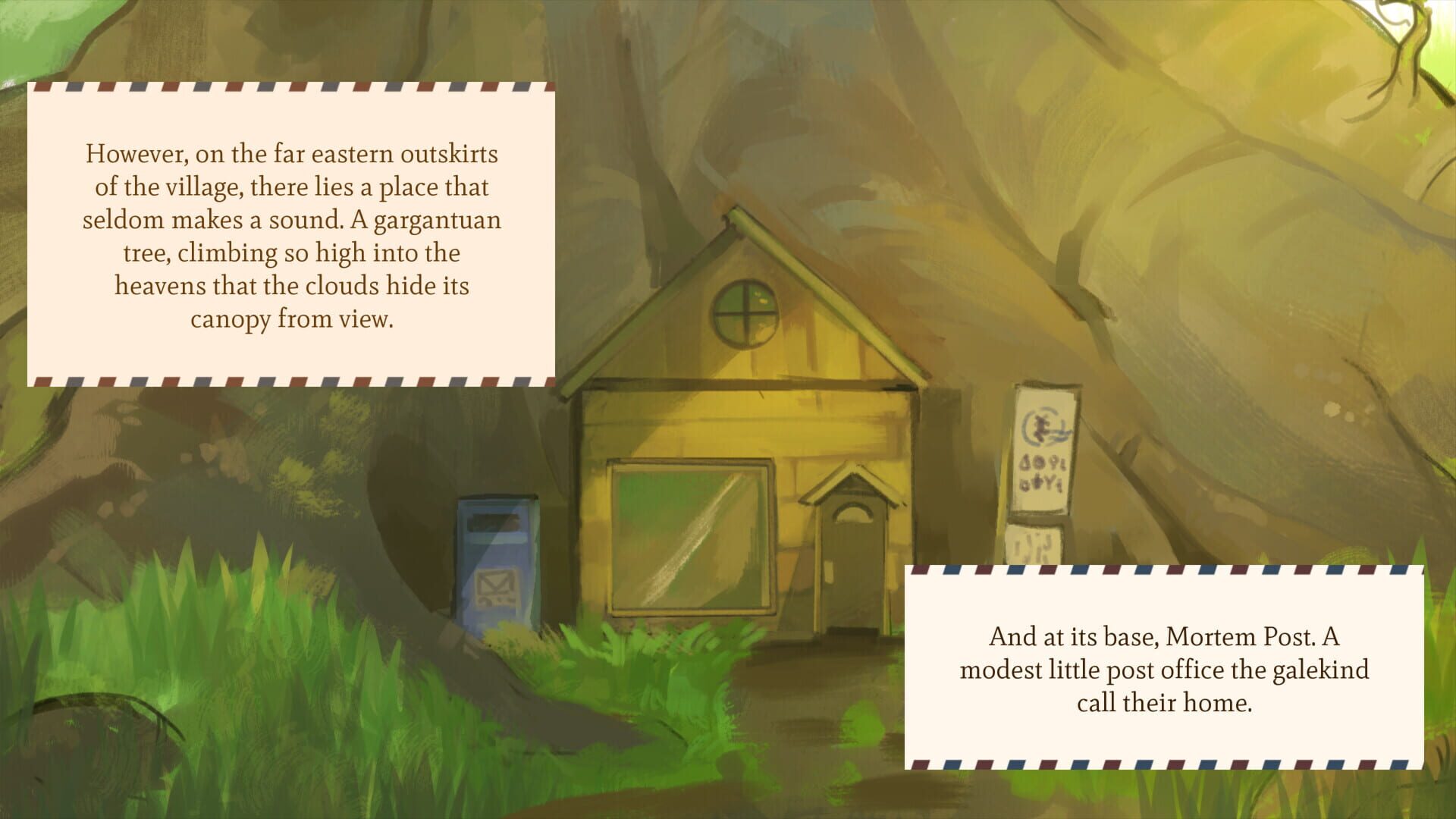 Screenshot for Upwards, Rain! The Post Office of Farewells