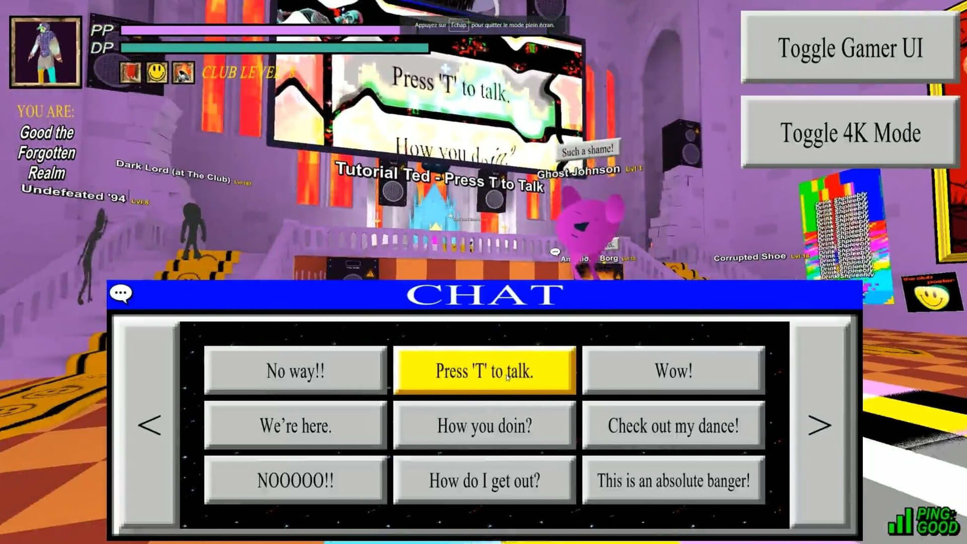 Screenshot for The Club