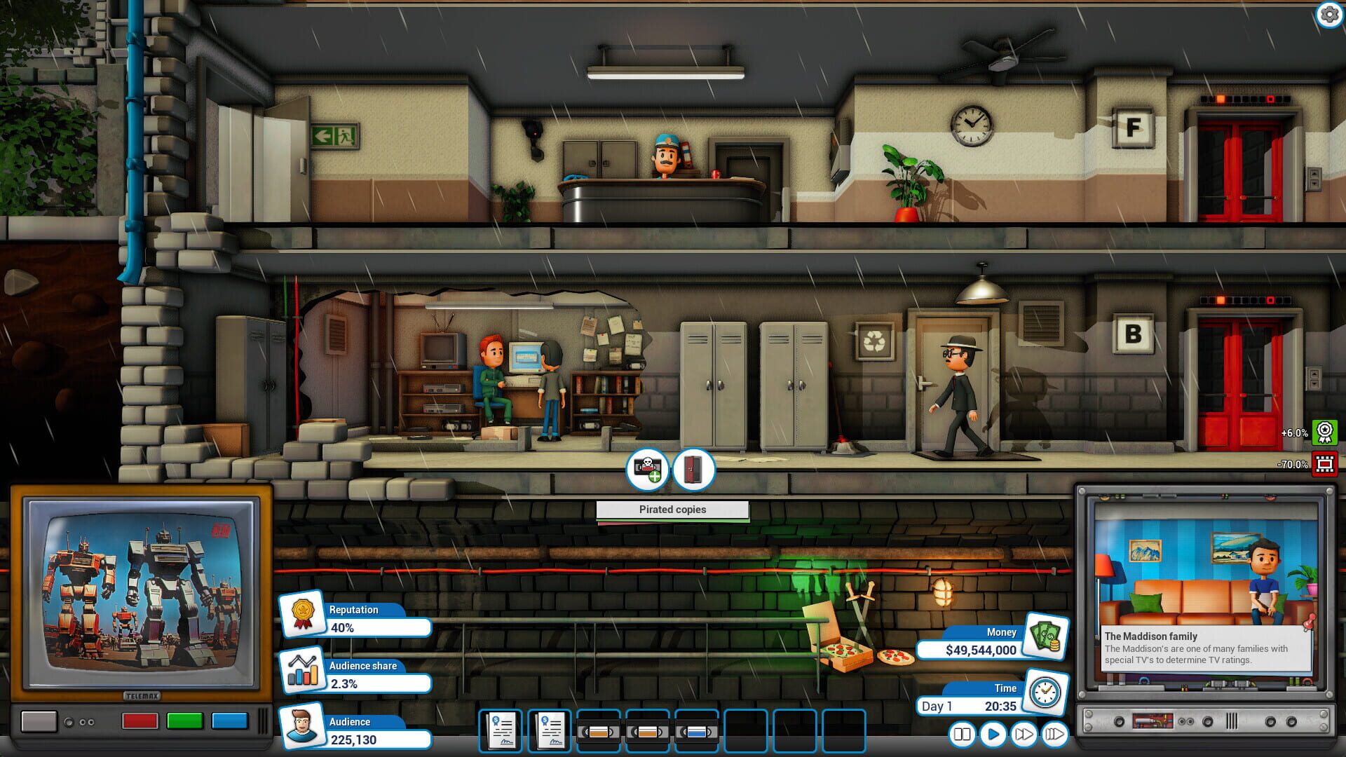Screenshot for Mad Television Tycoon
