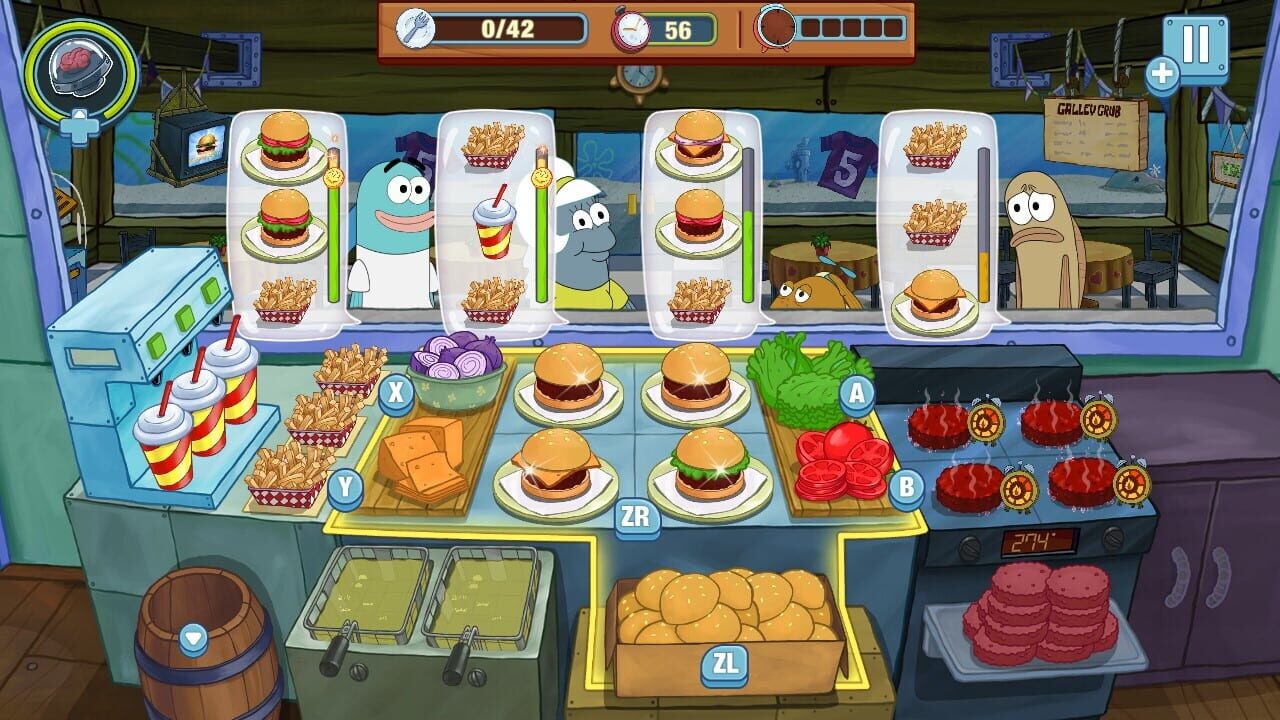 Screenshot for SpongeBob: Krusty Cook-Off - Extra Krusty Edition