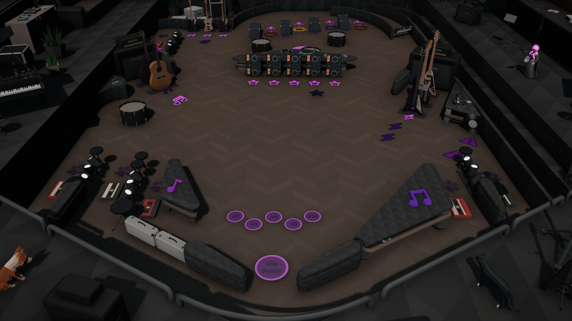 Screenshot for Roxy Raccoon's Pinball Panic: Makin' Music