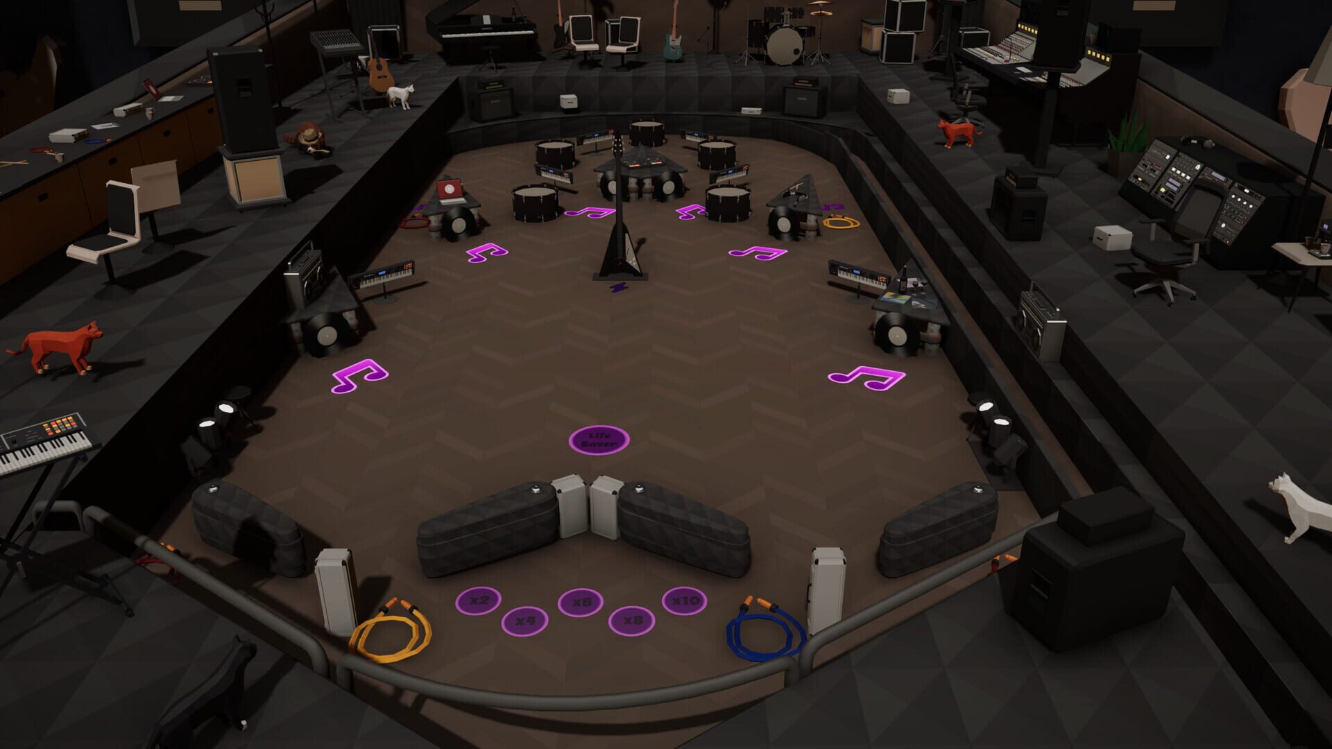 Screenshot for Roxy Raccoon's Pinball Panic: Makin' Music