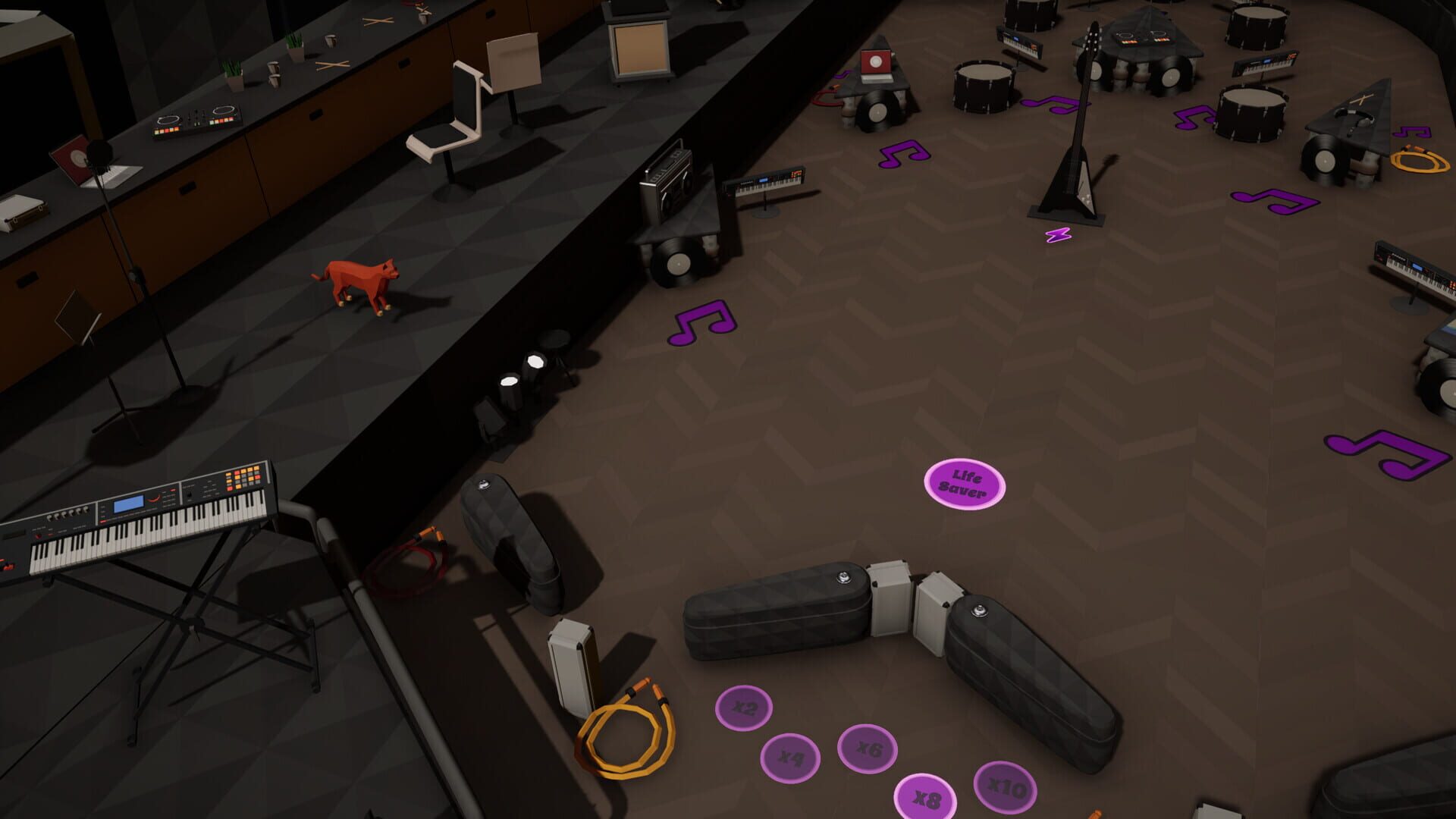Screenshot for Roxy Raccoon's Pinball Panic: Makin' Music