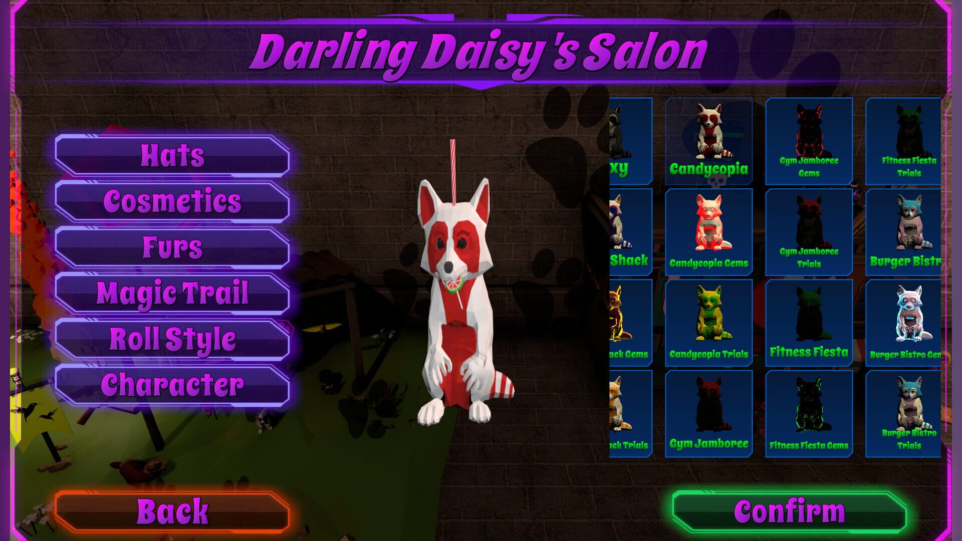 Screenshot for Roxy Raccoon's Pinball Panic: Candycopia
