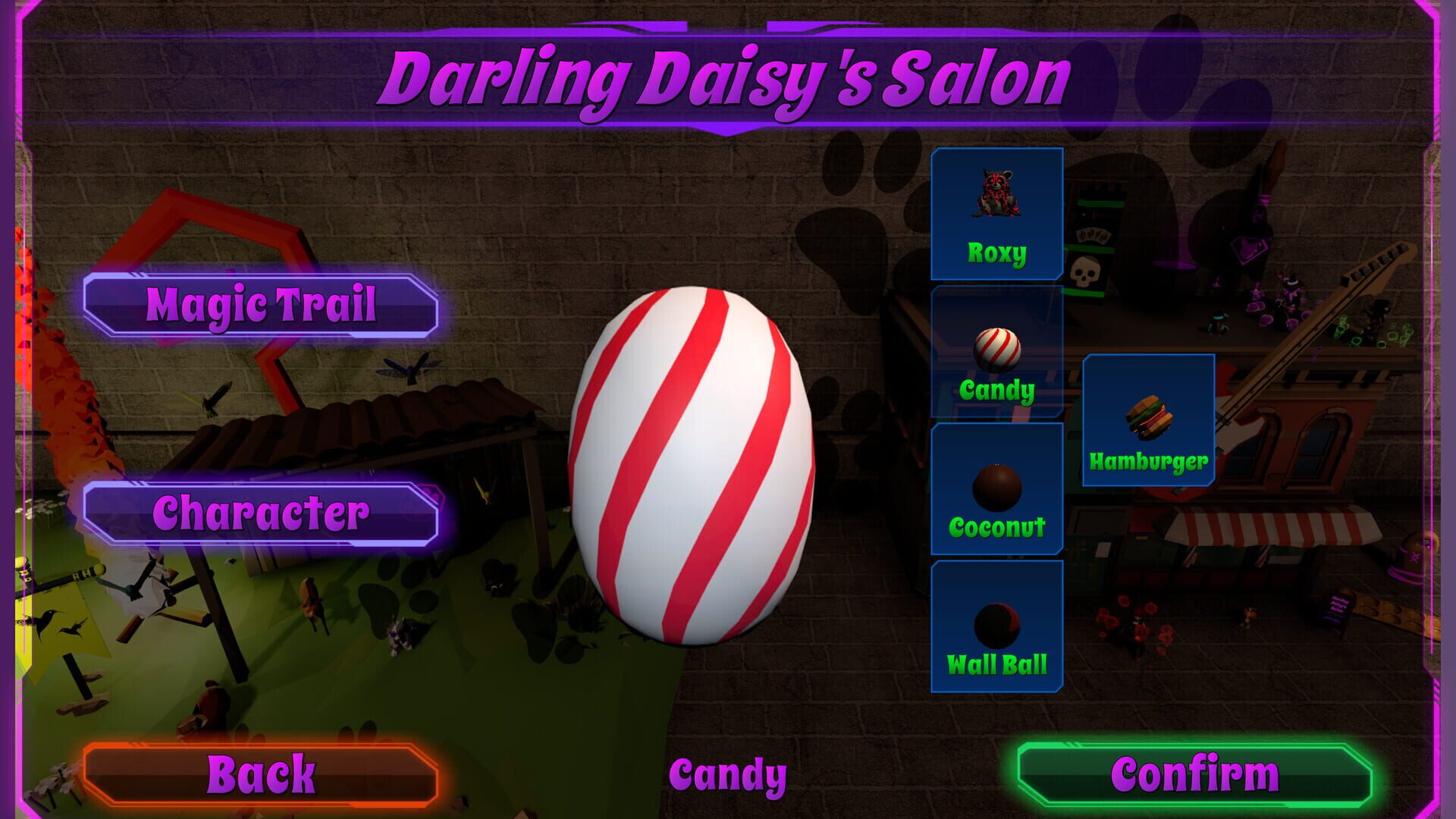 Screenshot for Roxy Raccoon's Pinball Panic: Candycopia