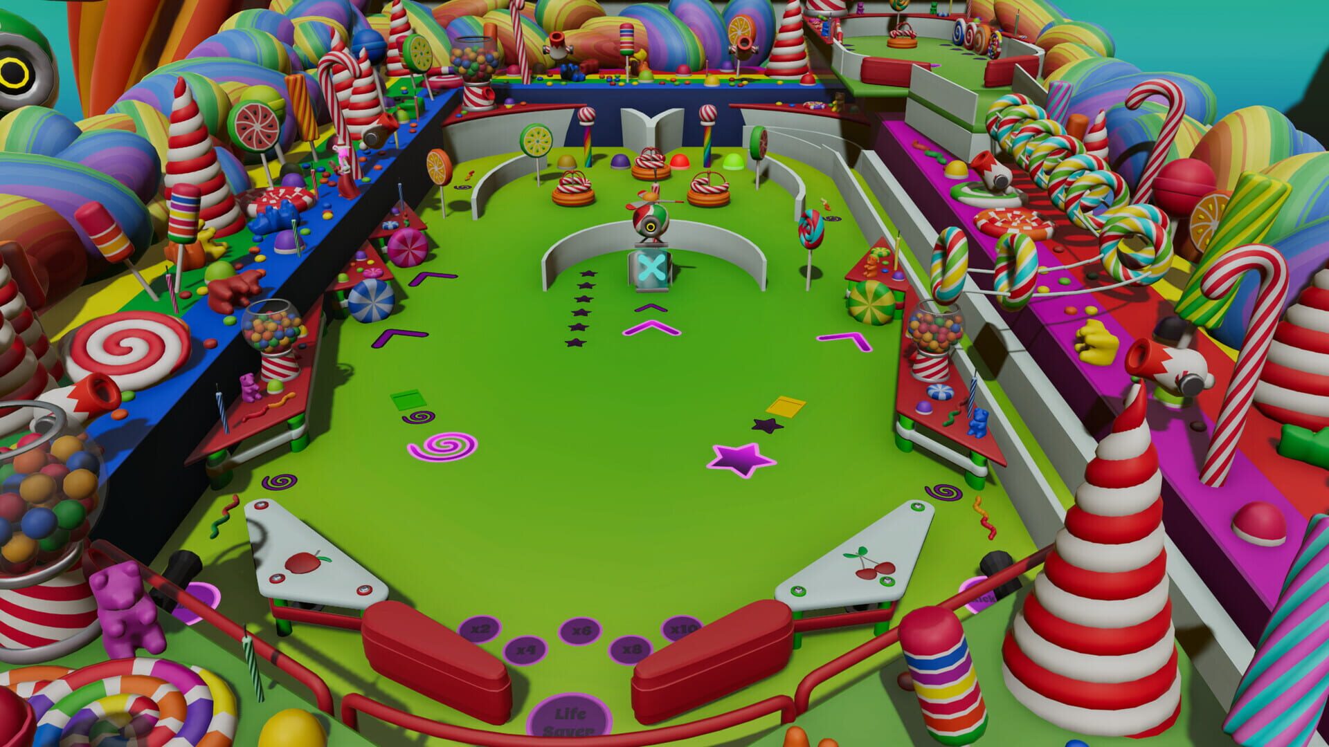 Screenshot for Roxy Raccoon's Pinball Panic: Candycopia