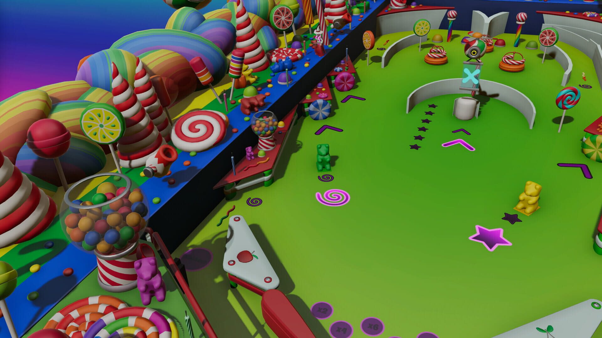 Screenshot for Roxy Raccoon's Pinball Panic: Candycopia