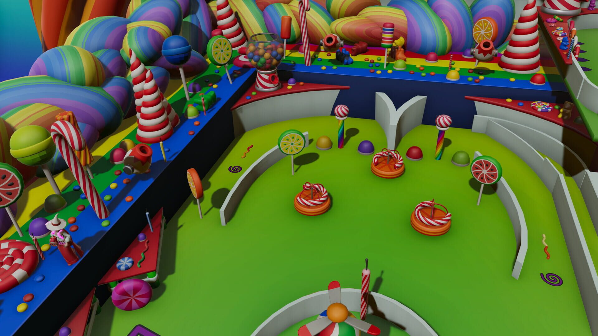 Screenshot for Roxy Raccoon's Pinball Panic: Candycopia