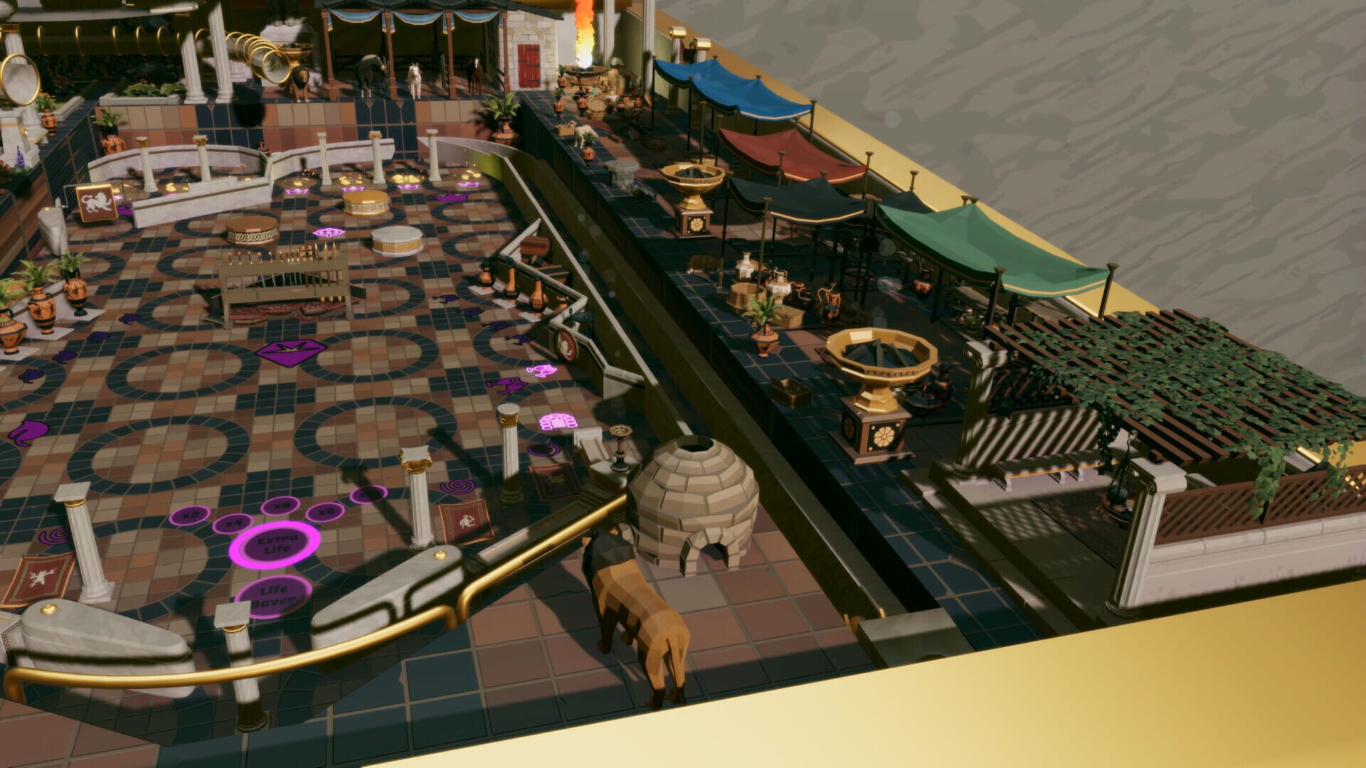 Screenshot for Roxy Raccoon's Pinball Panic: Roman Renaissance