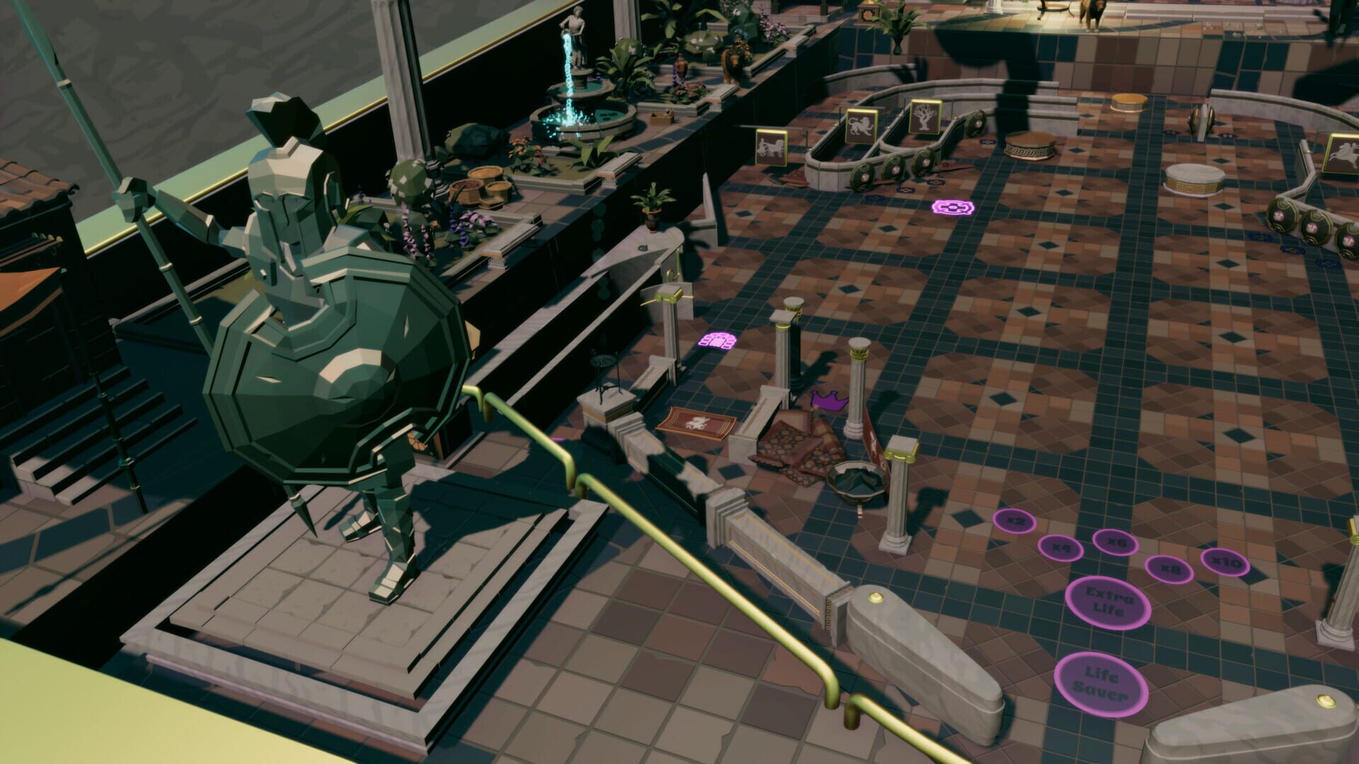 Screenshot for Roxy Raccoon's Pinball Panic: Roman Renaissance