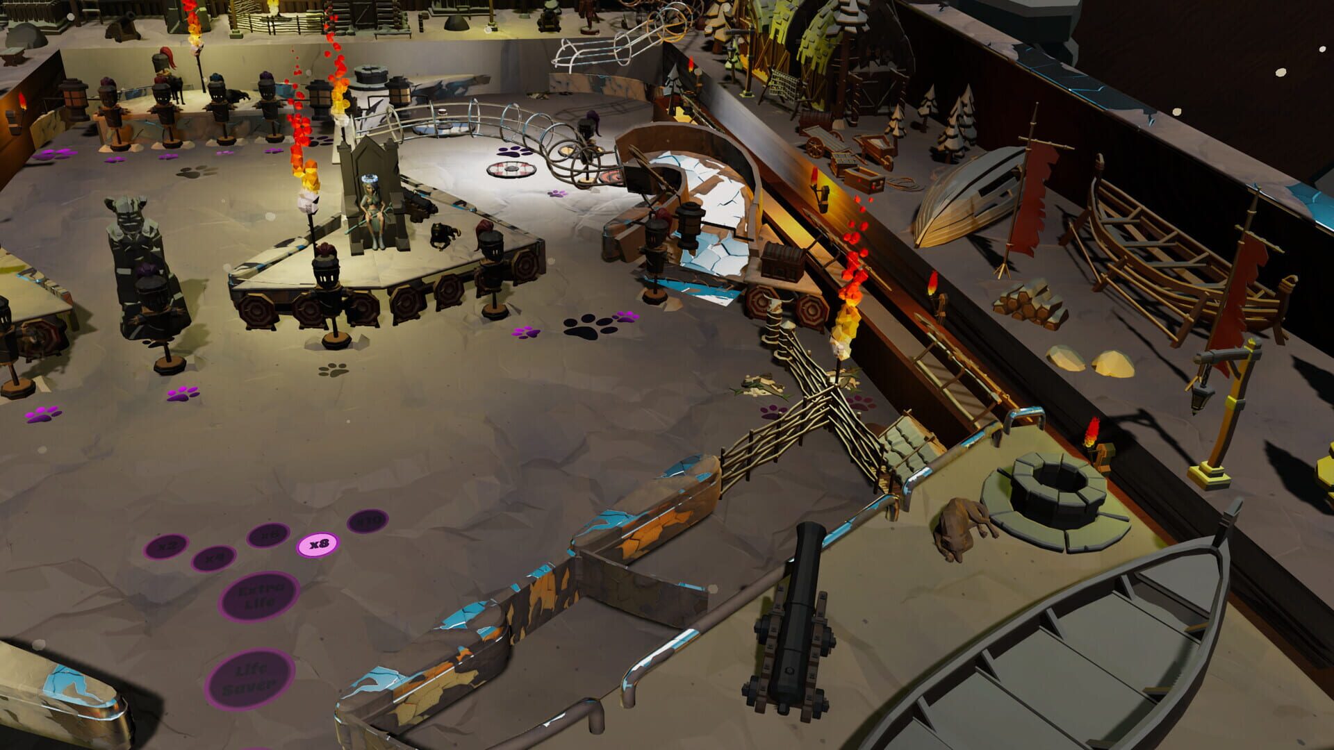 Screenshot for Roxy Raccoon's Pinball Panic: Viking Ventures