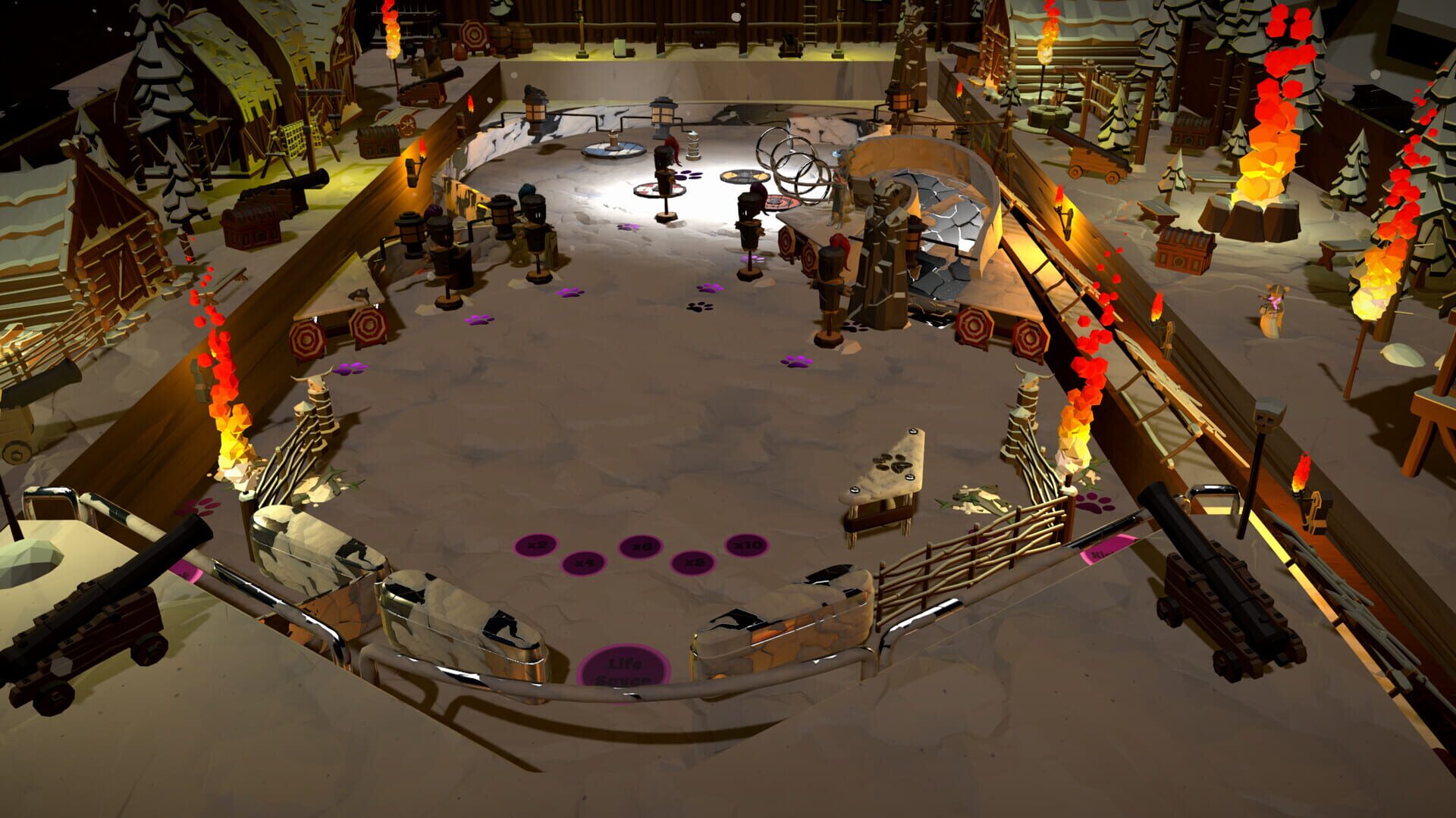 Screenshot for Roxy Raccoon's Pinball Panic: Viking Ventures