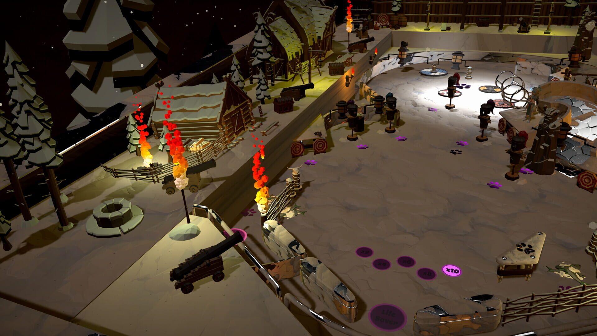 Screenshot for Roxy Raccoon's Pinball Panic: Viking Ventures