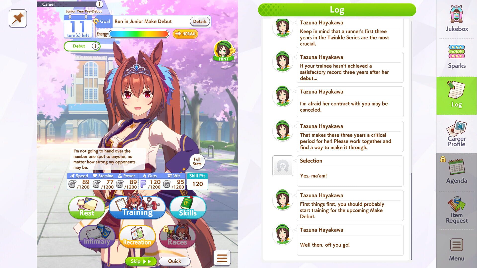 Screenshot for Umamusume: Pretty Derby