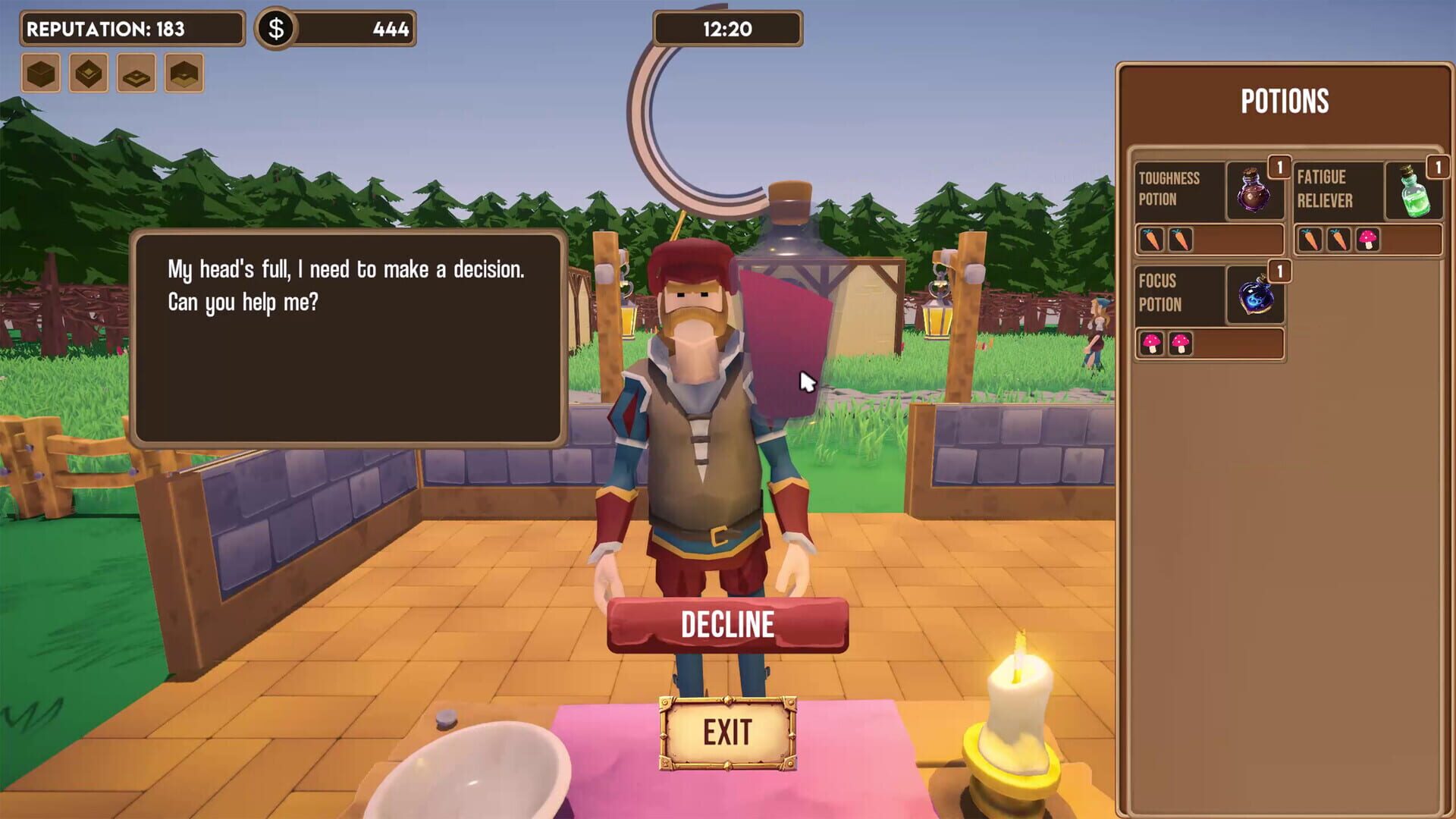 Screenshot for Penny for Your Potion