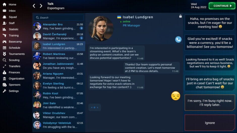 Screenshot for Esports Manager 2026